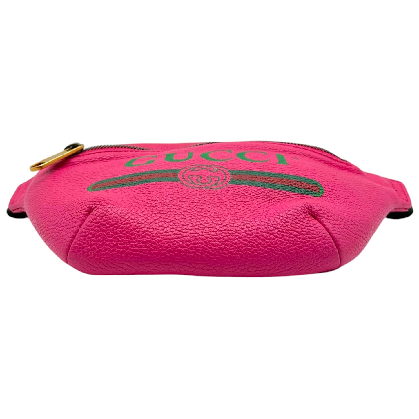 Gucci Hot Pink Leather Fanny Pack Bag