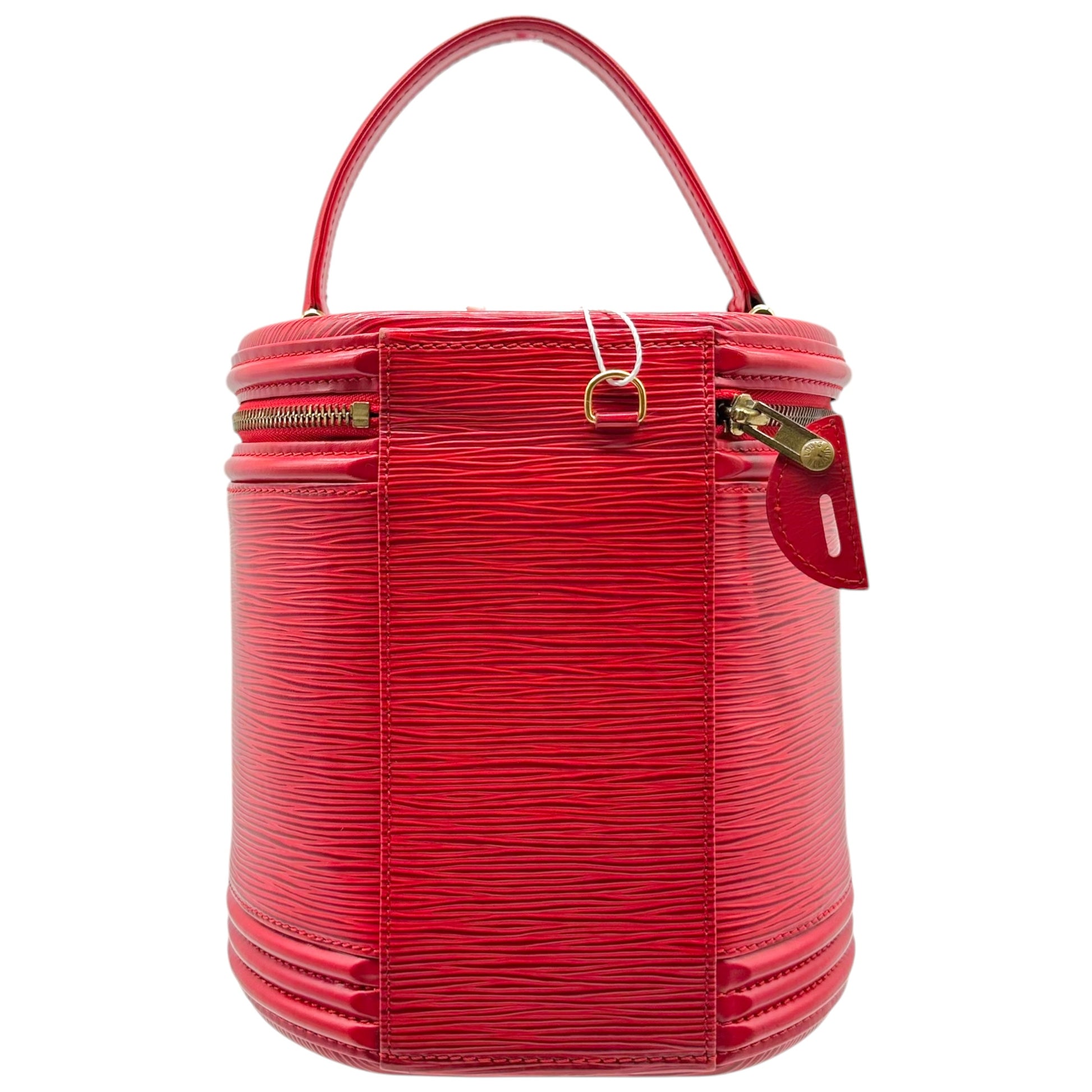 Louis Vuitton Red Epi Leather Vanity Bag