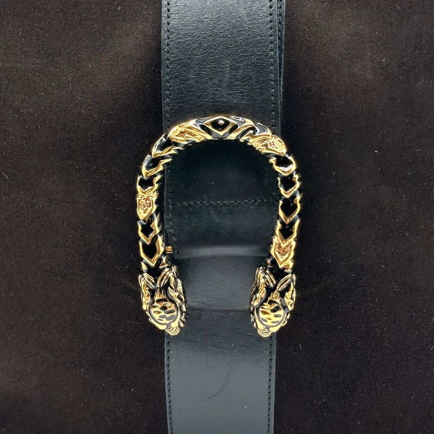 Gucci Brown Suede Dionysus Shoulder Bag