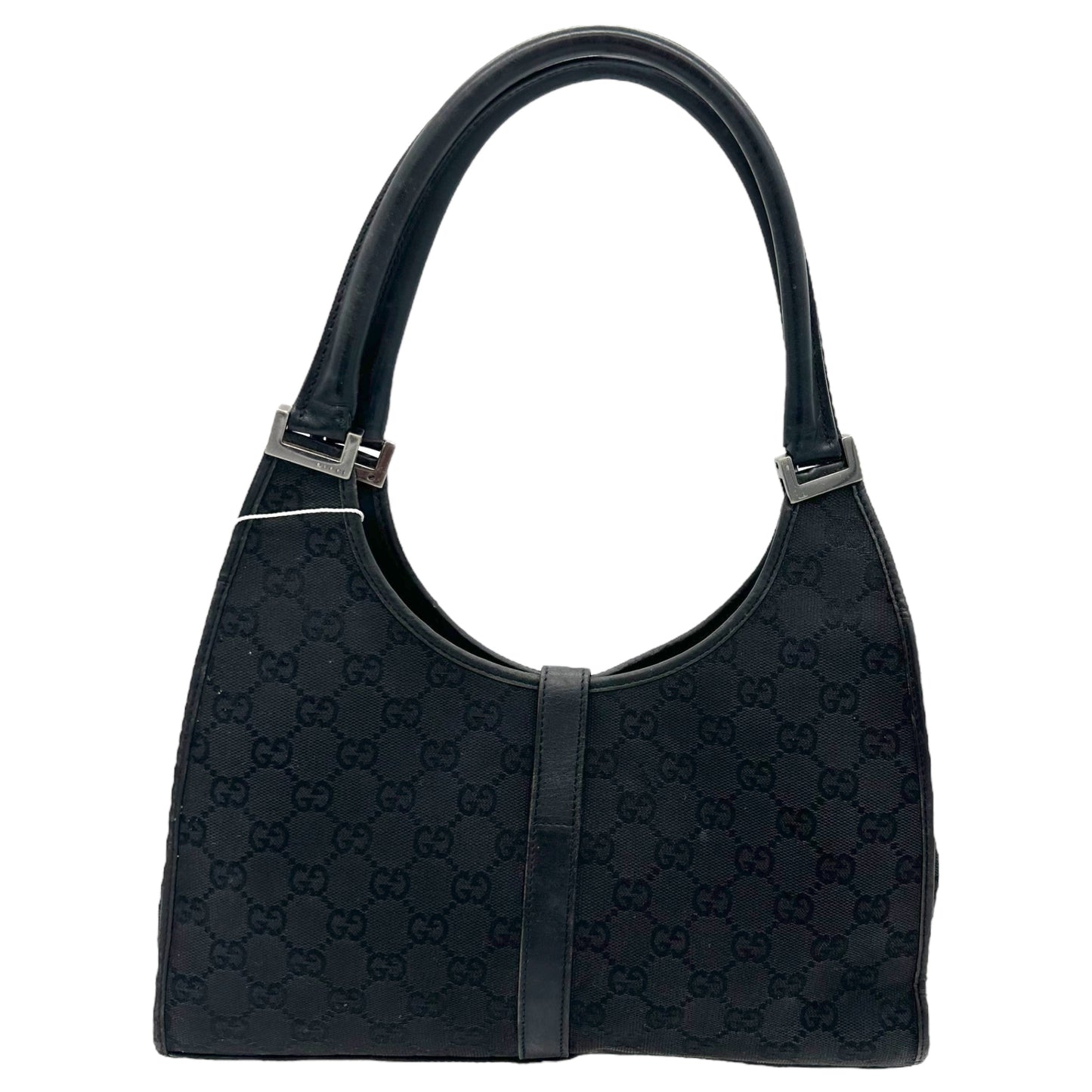 Gucci Black Monogram Canvas Jackie Bag