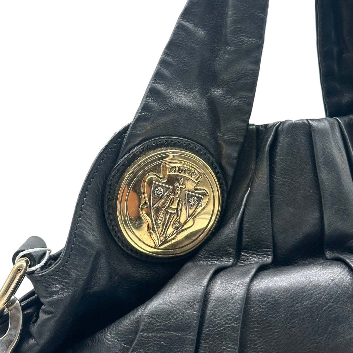 Gucci Black Leather Small Hysteria 2-Way Bag