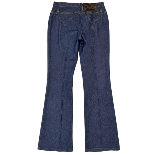 D&G Blue Jeans with Leather Patch Medium Fit