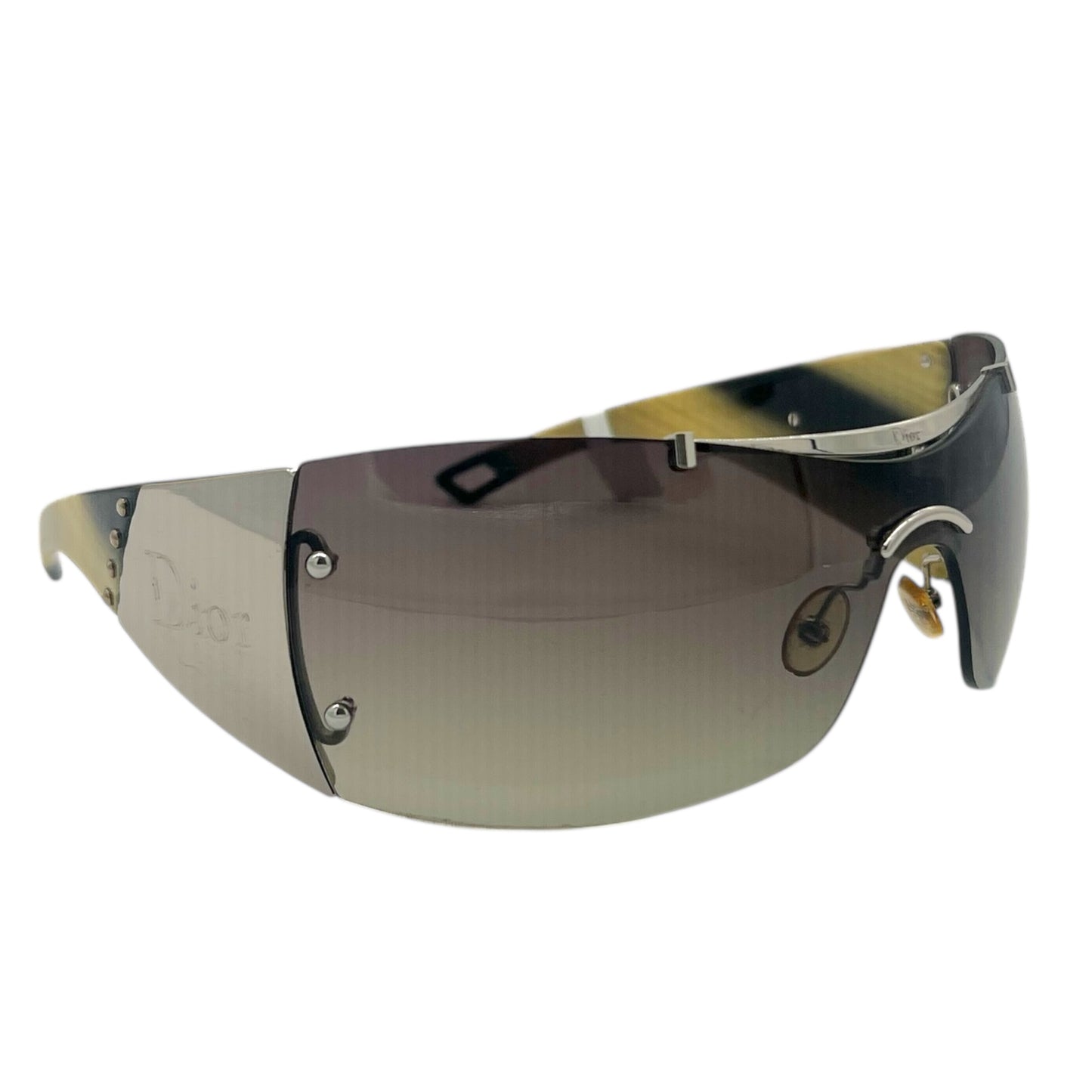 Christian Dior Diorito2 Printed Shield Sunglasses - Outfit Repeater
