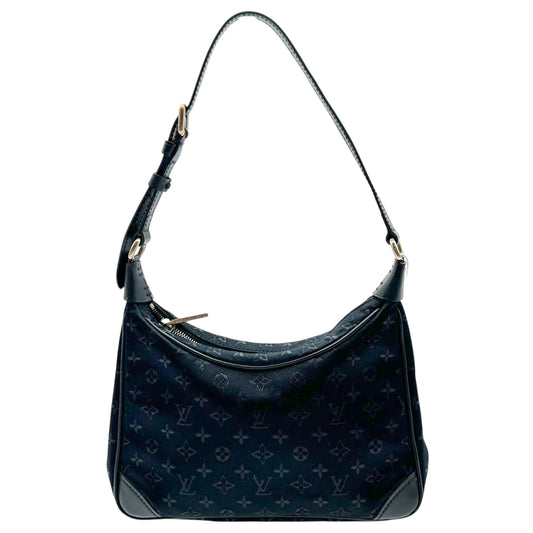 Louis Vuitton Black Satin Monogram Little Boulogne Mini Bag - Outfit Repeater