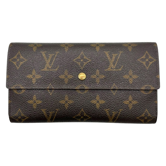 Louis Vuitton Classic Monogram Sarah Snap Long Wallet