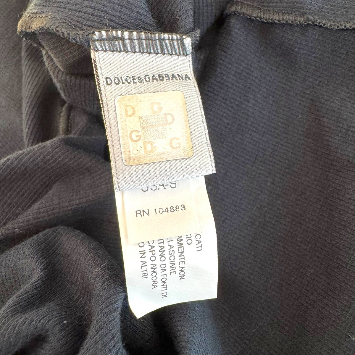 Dolce & Gabbana Pink Black Metallic Logo Mini Dress
