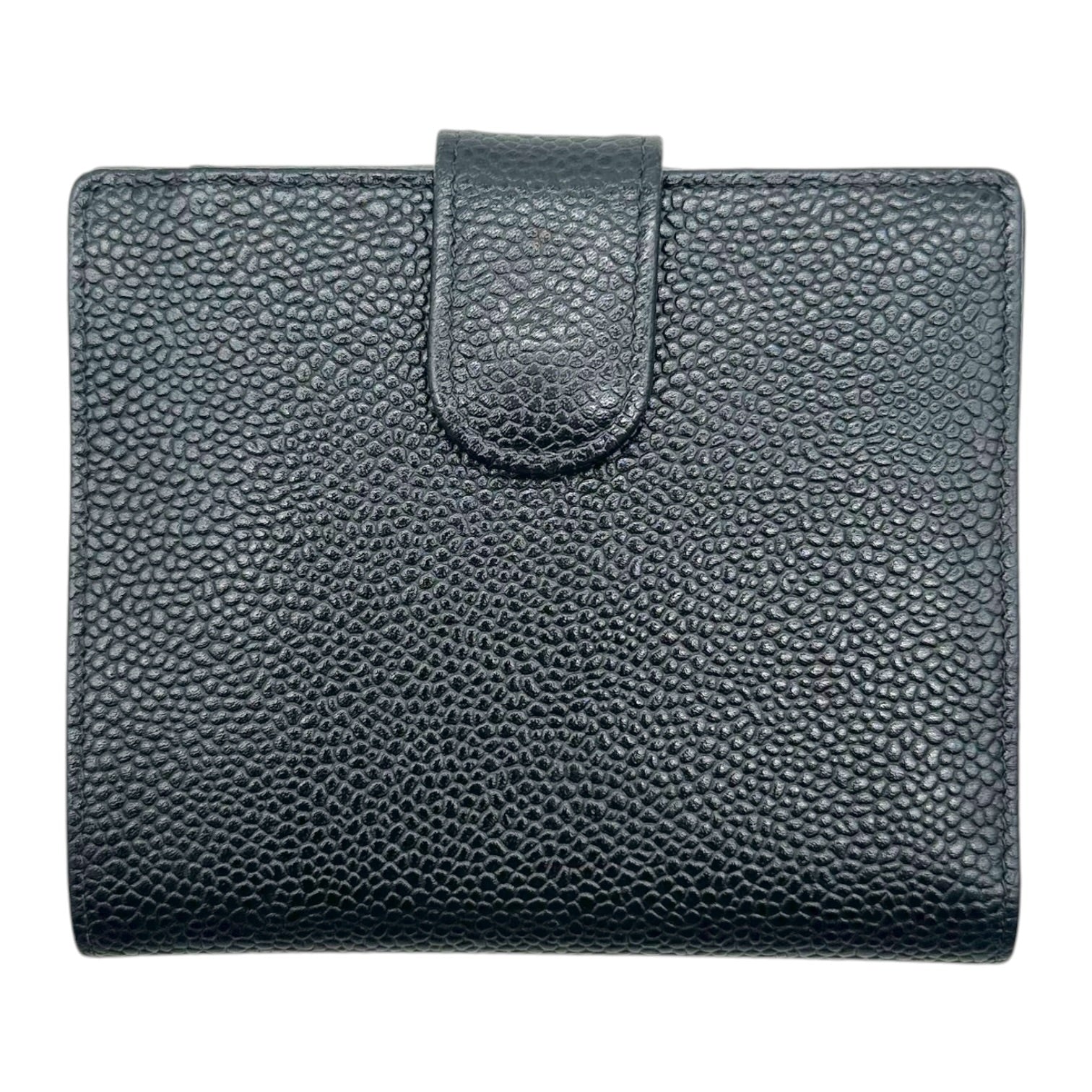 Chanel Black Caviar Bi-Fold Wallet