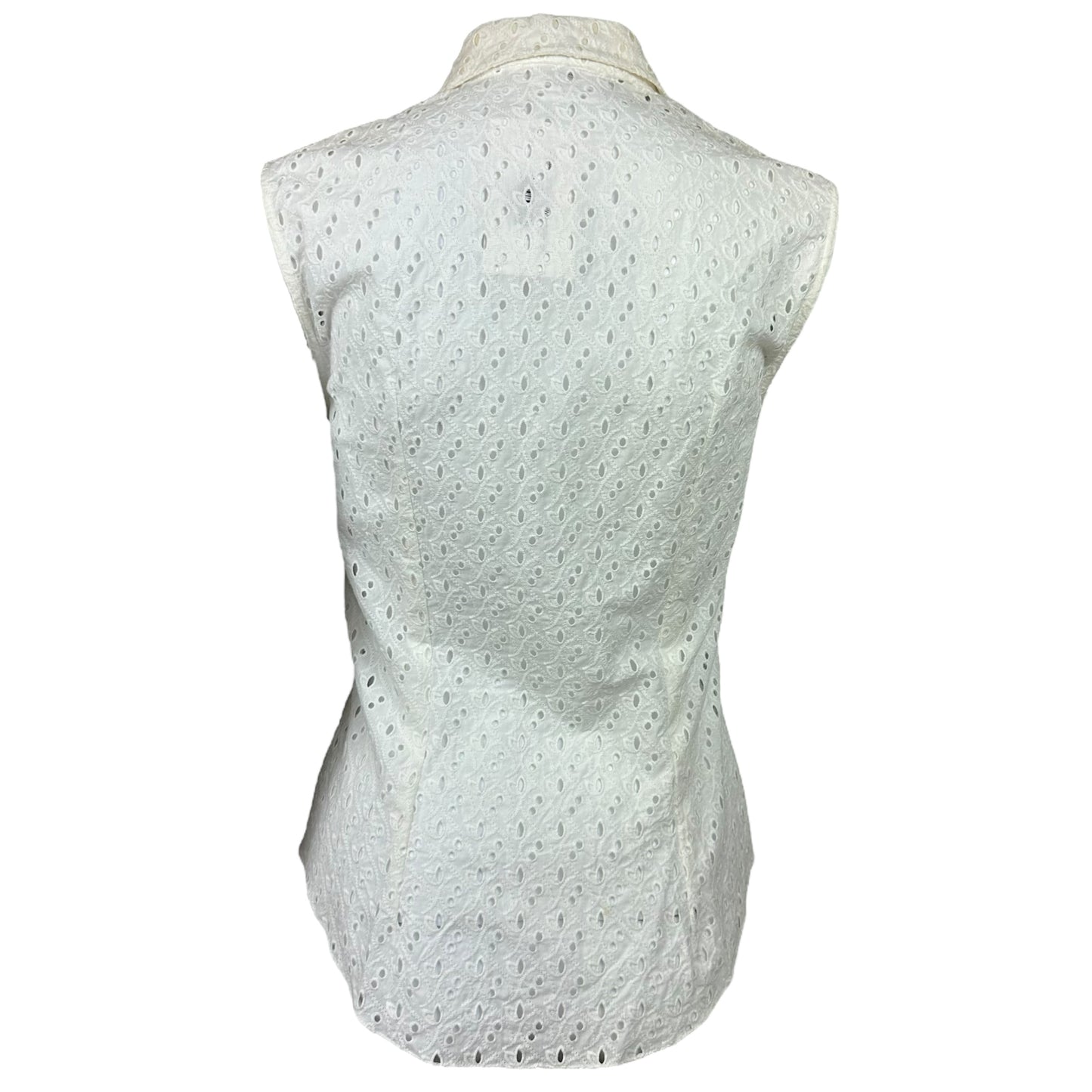 Chritsian Dior S/S 2002 White Eyelet Blouse