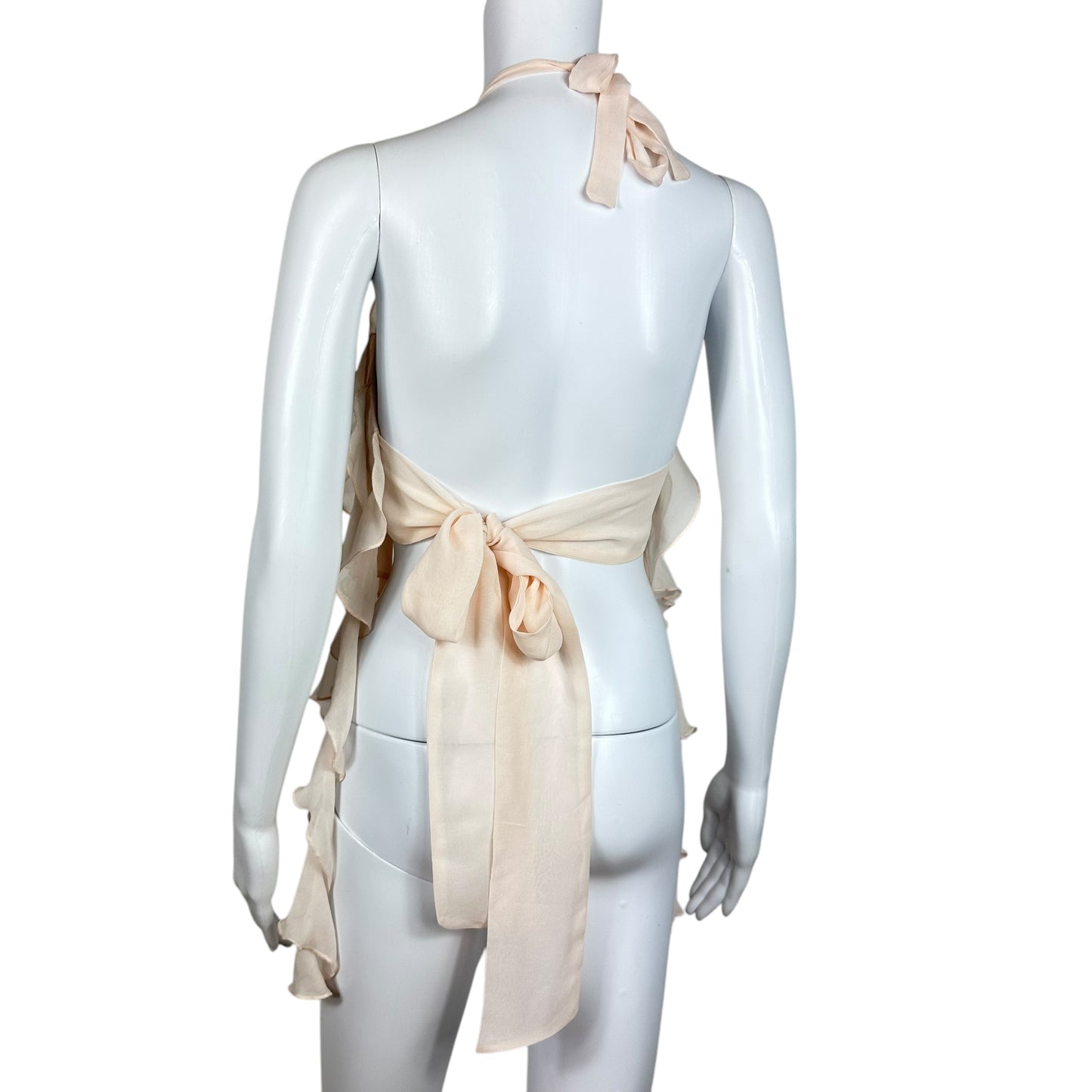 Dana Foley NYC Pink Ruffle Halter Top - Outfit Repeater