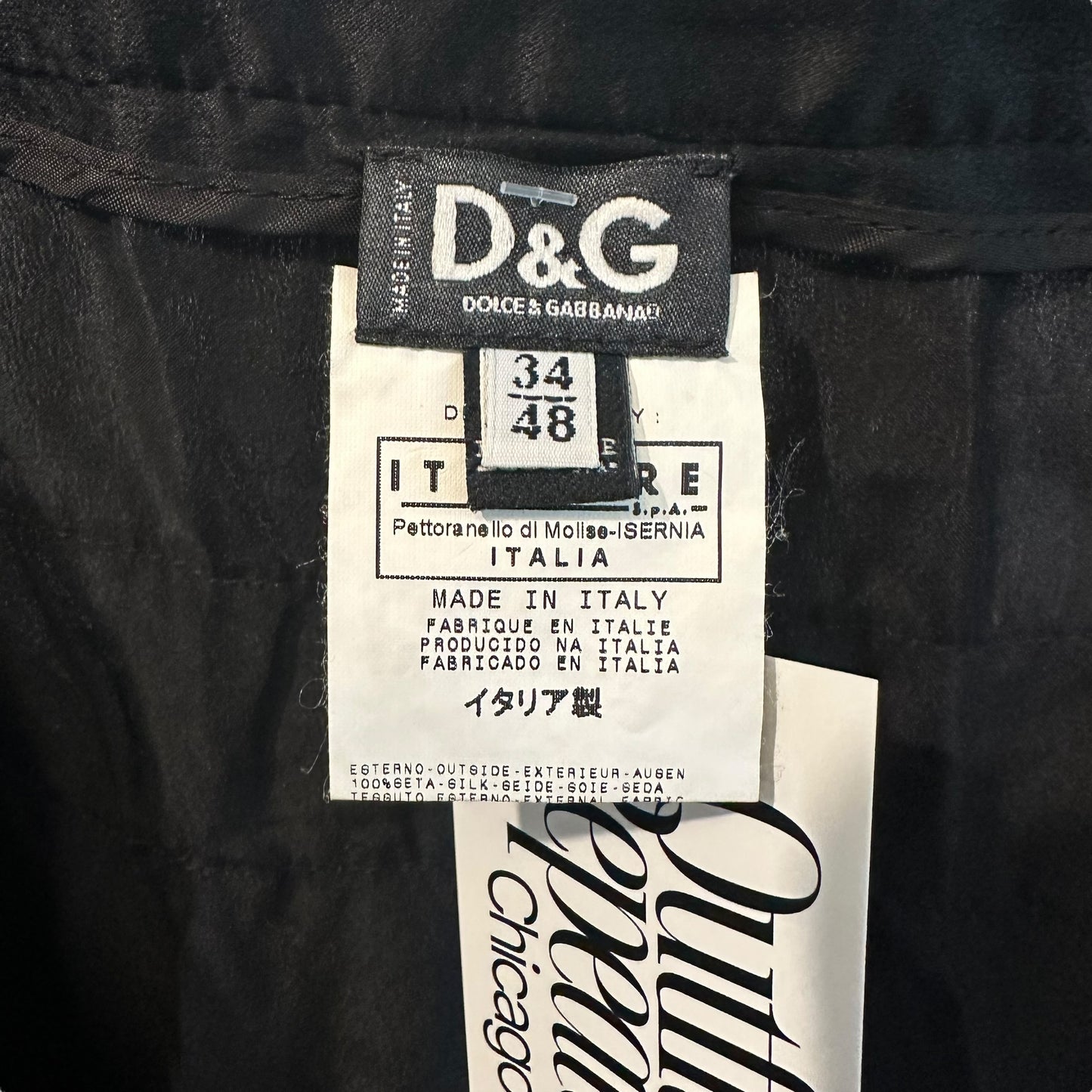 D&G Dolce & Gabbana Sequin & Lace Trim Silk Mini Skirt - Outfit Repeater