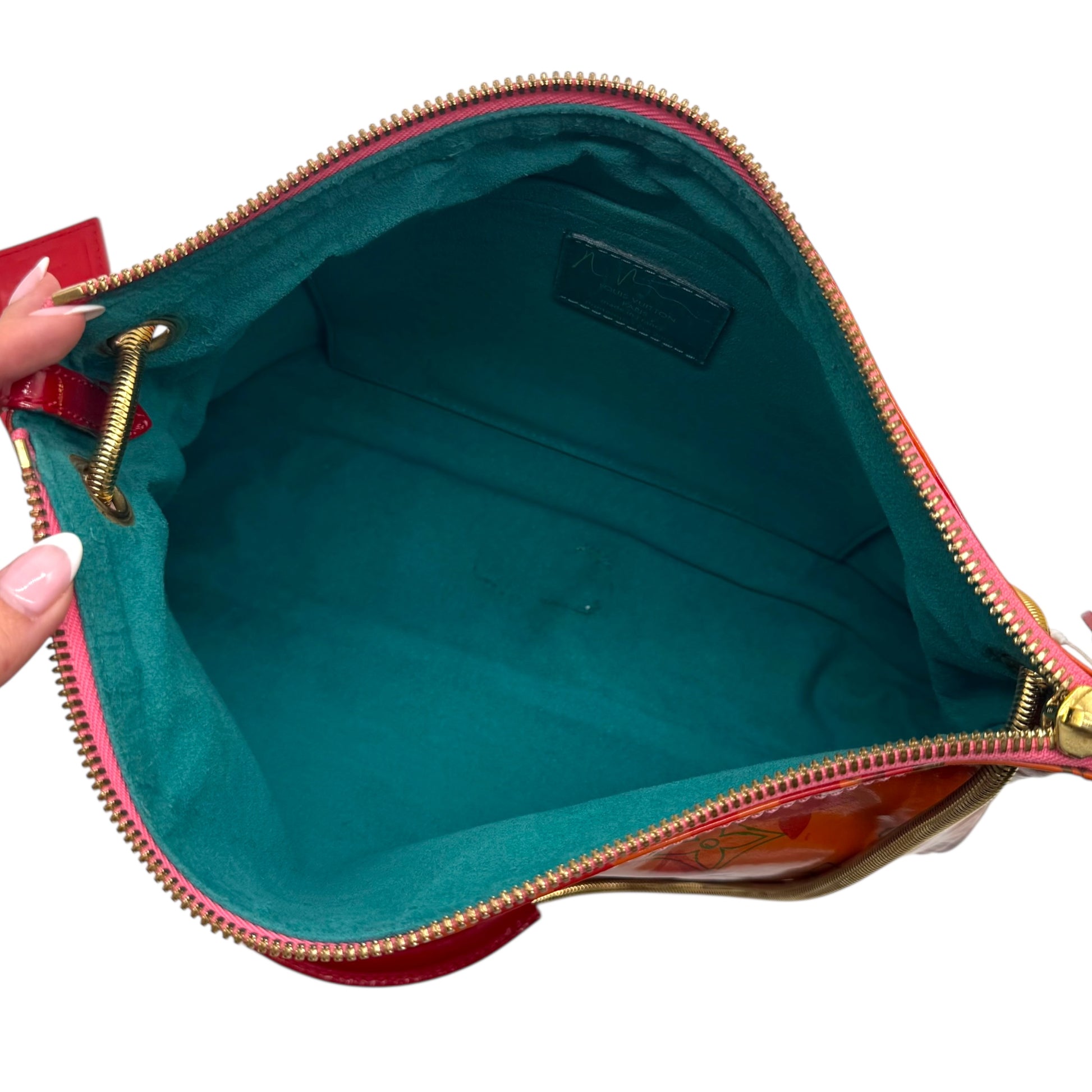 Louis Vuitton x Richard Prince 2008 Orange Bonbon Pochette Bag - Outfit Repeater