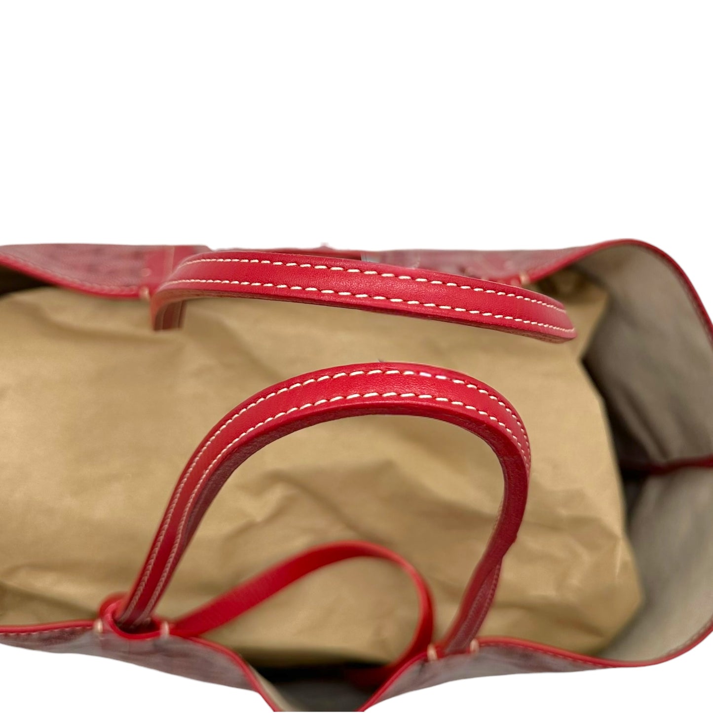 Goyard Red Saint Louis PM Medium Tote Bag