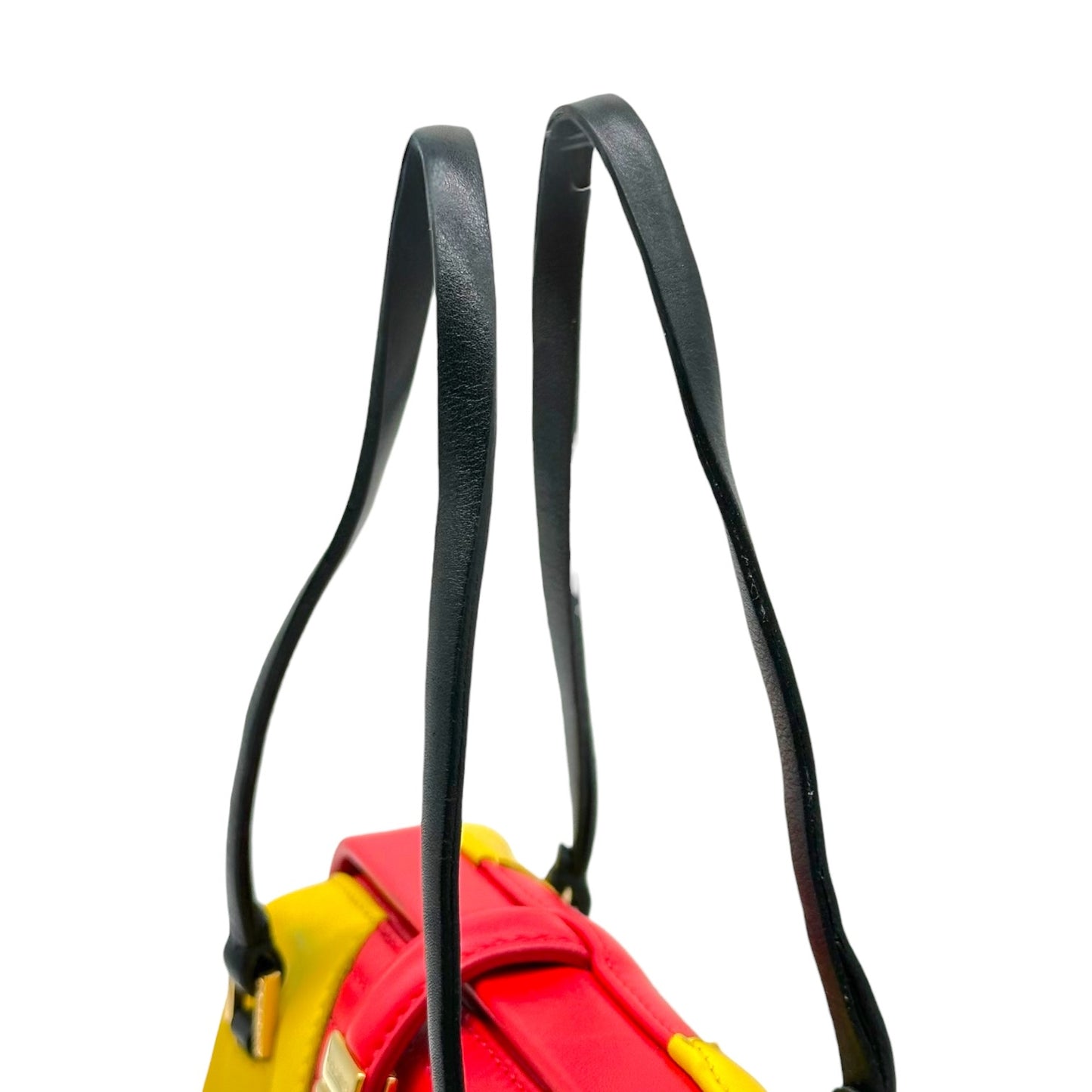 Dolce & Gabbana Red & Yellow Leather Mini Bag