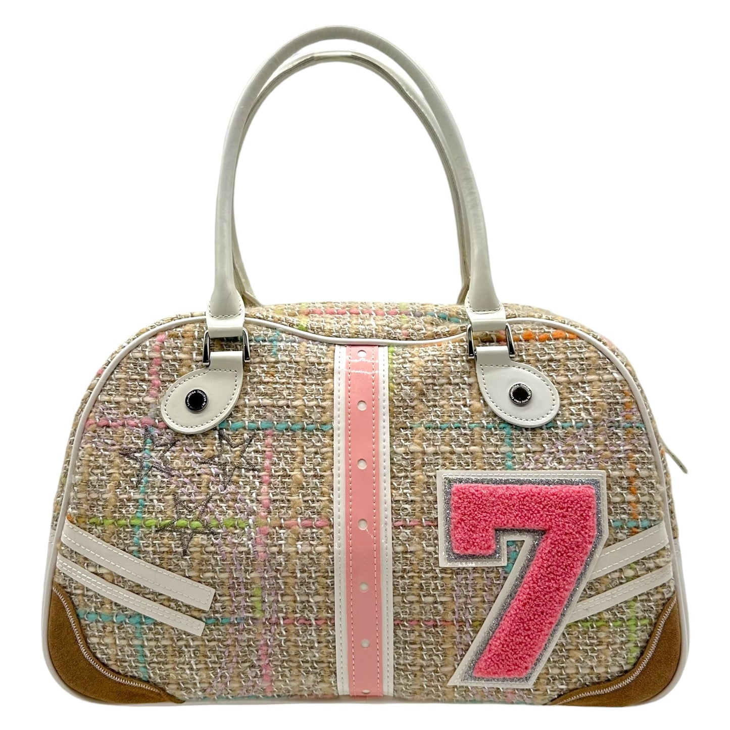 Samanth Thavasa x Nicky Hilton Tweed 7 Bowler Bag