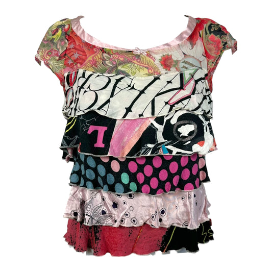 Christian Lacroix Jeans Multicolor Printed Blouse