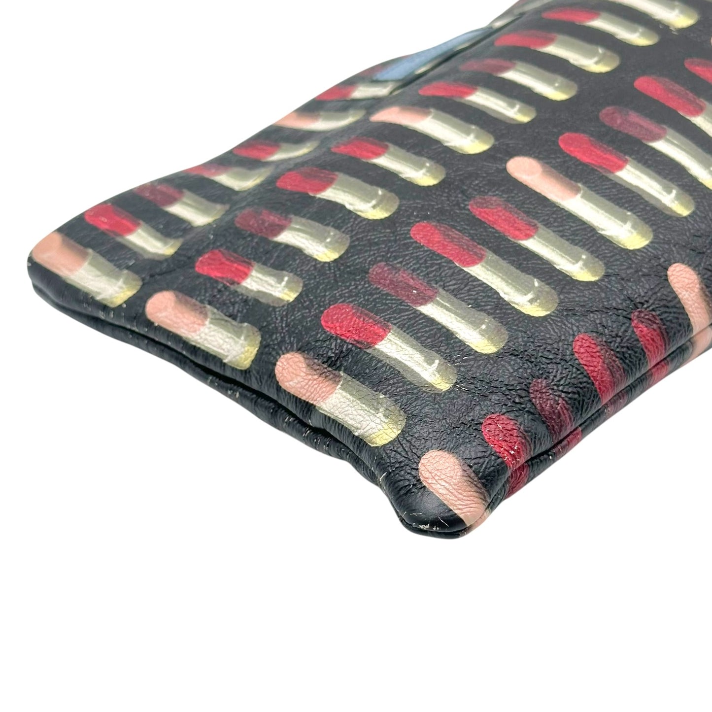 Prada F/W 2018 Lipstick Print 2-Way Clutch Bag