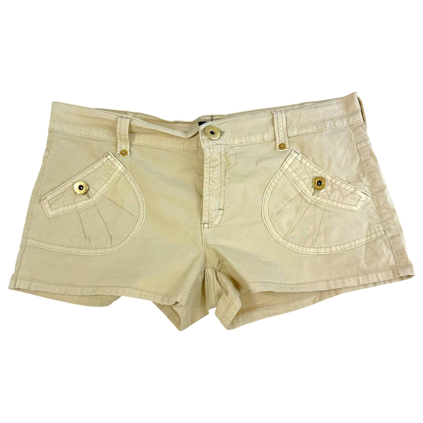 D&G Dolce & Gabbana Khaki Mini Shorts