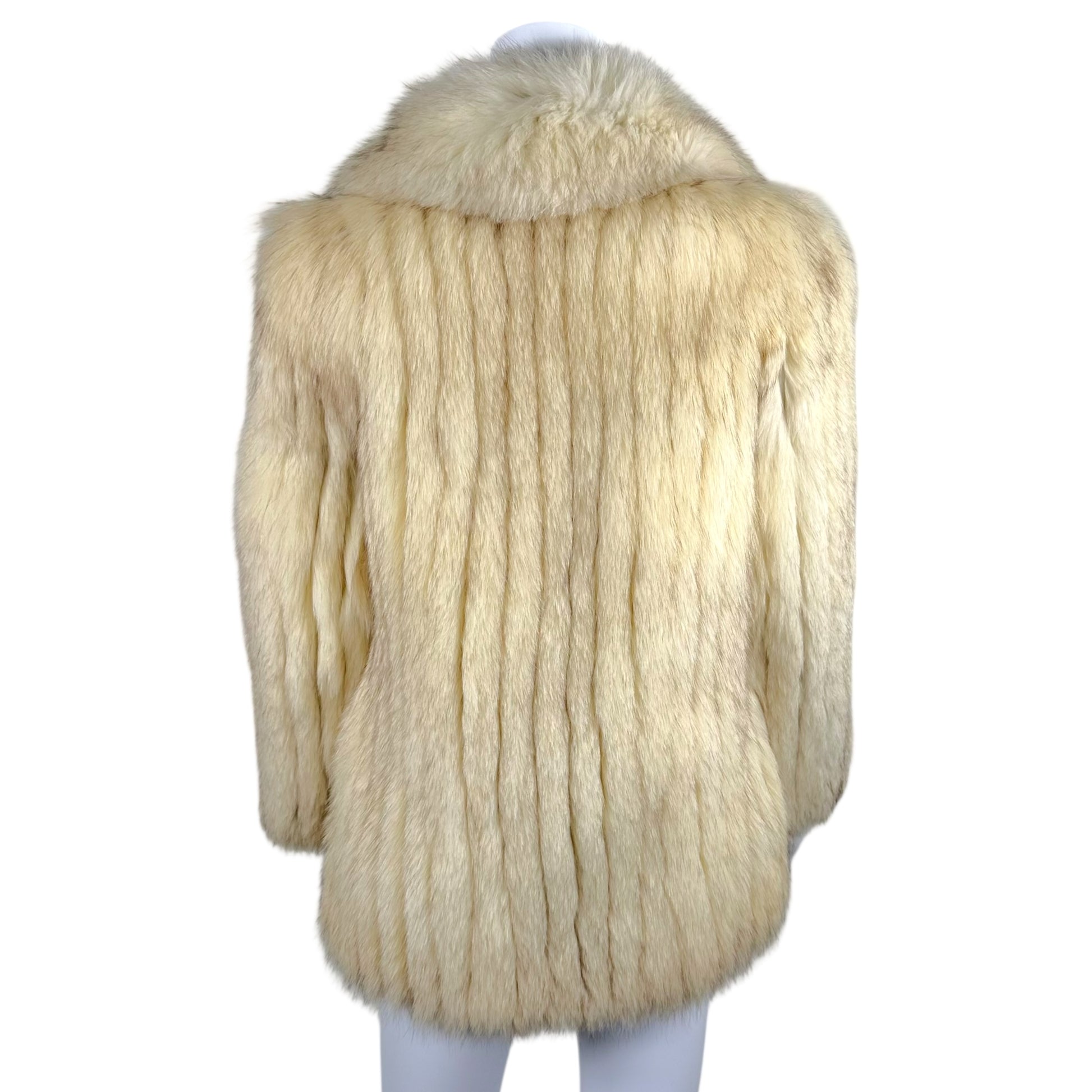 Vintage Josephine White Fur Coat - Outfit Repeater