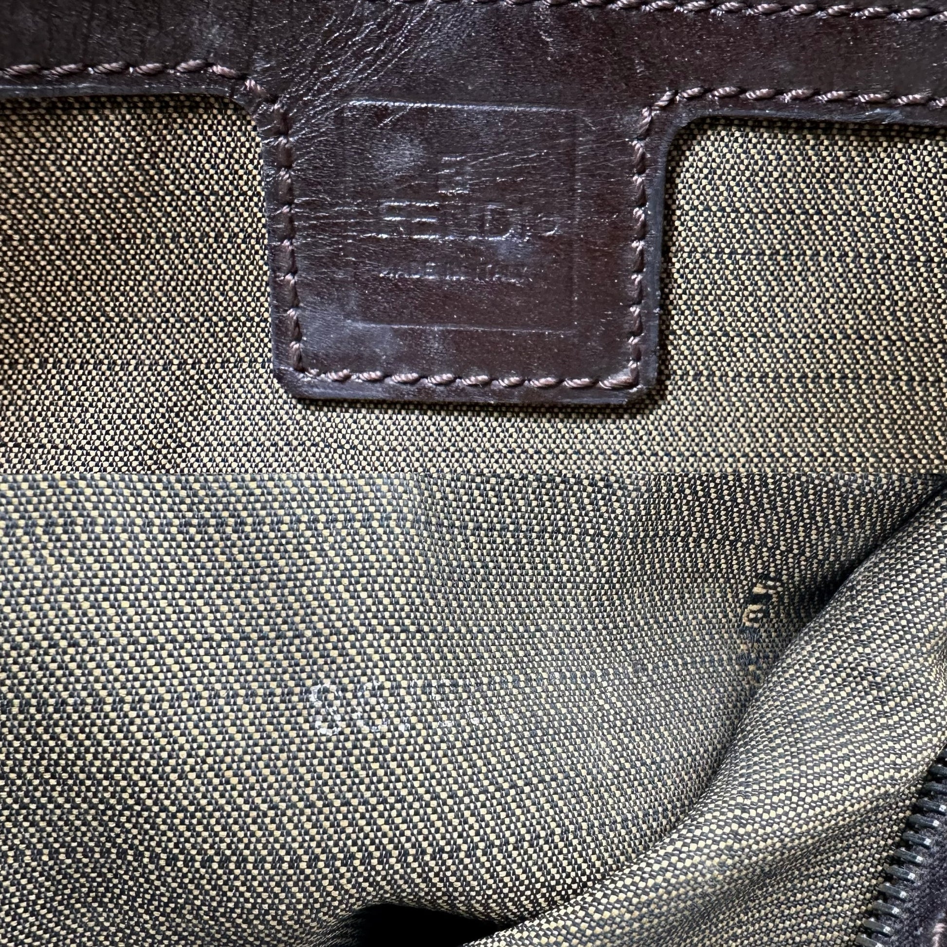 Fendi Zucca Monogram Mama Baguette Bag - Outfit Repeater