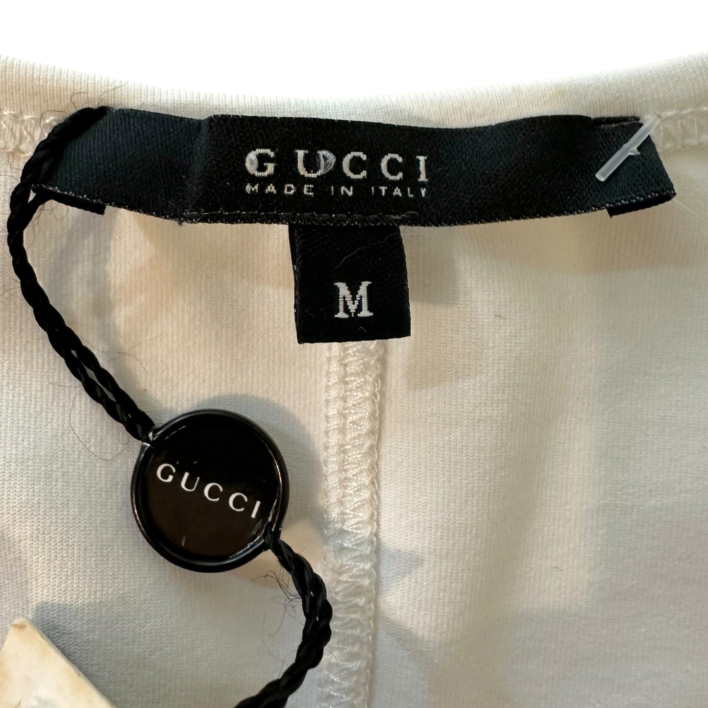 Gucci White Athletic Material T-Shirt