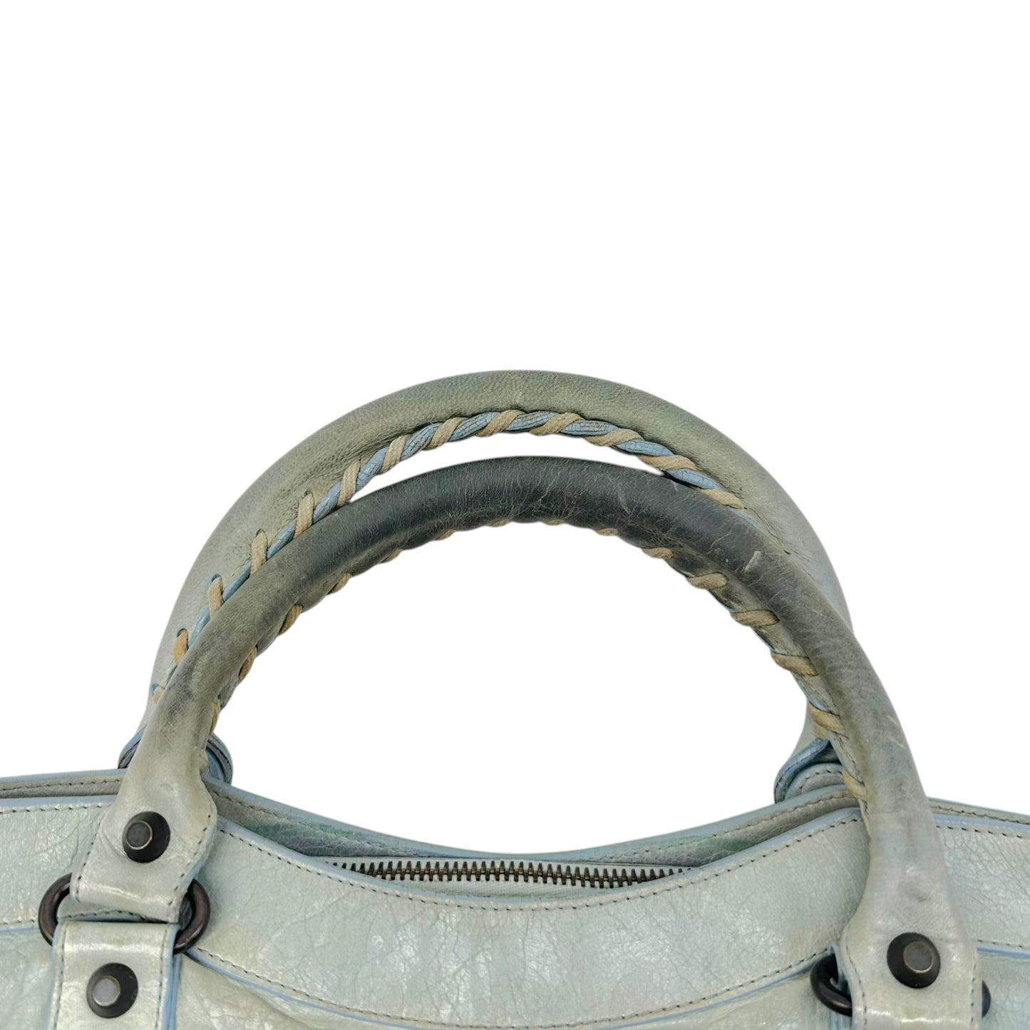 Balenciaga Light Blue First City 2-Way Bag