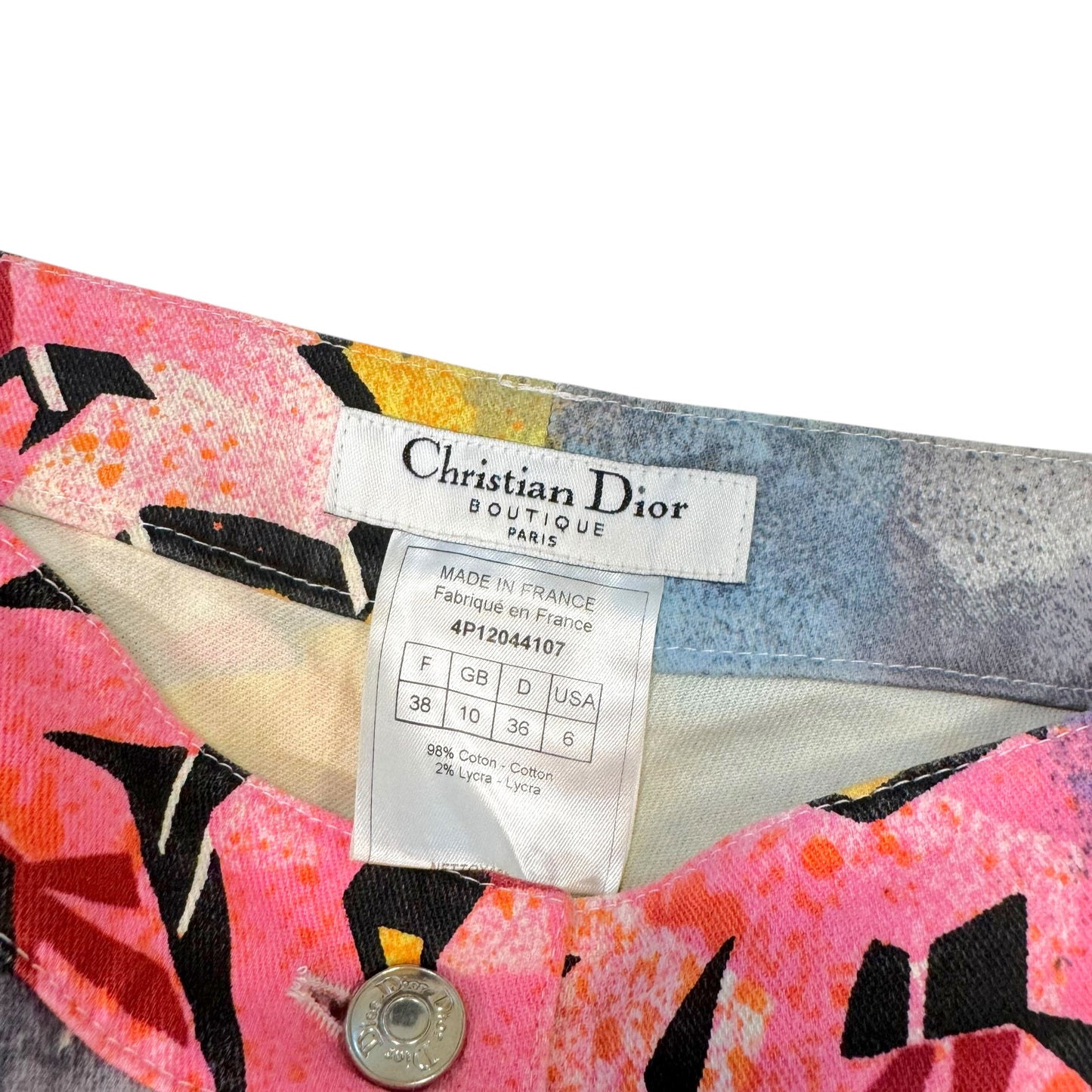 Christian Dior Spring 2004 'Dior Kaos' Graffiti Printed Pants - Outfit Repeater