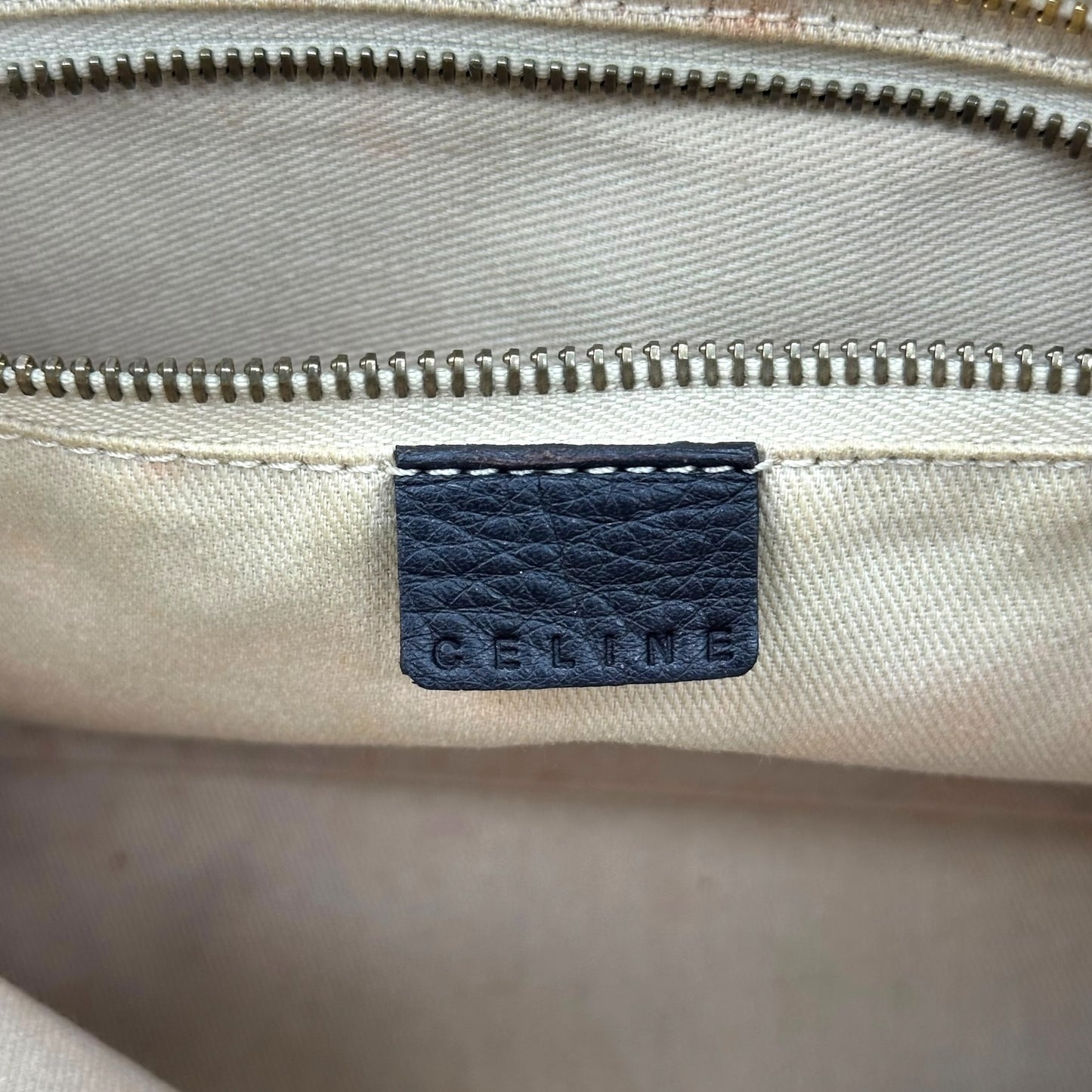 Celine White Triomphe Monogram Mini Tote Bag - Outfit Repeater