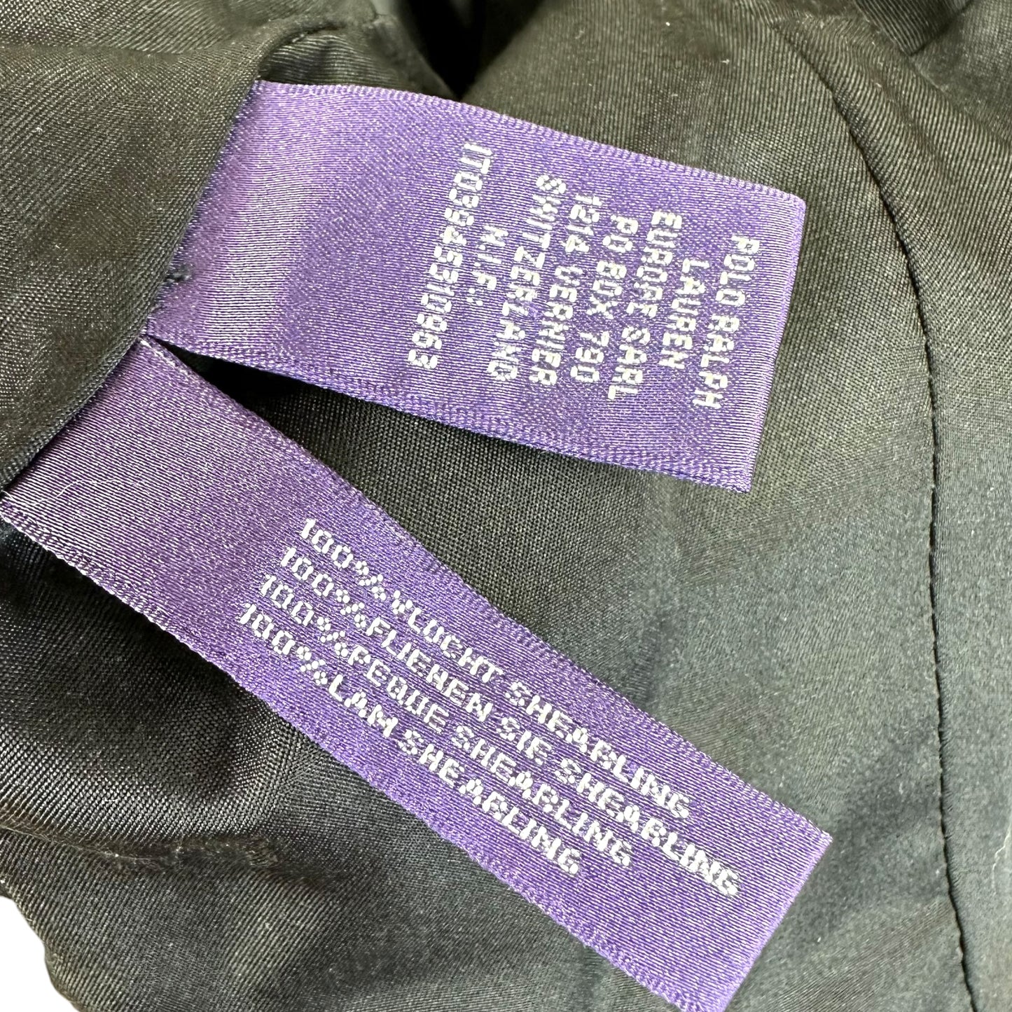 Ralph Lauren Purple Label Brown Shearling Cropped Fur Coat
