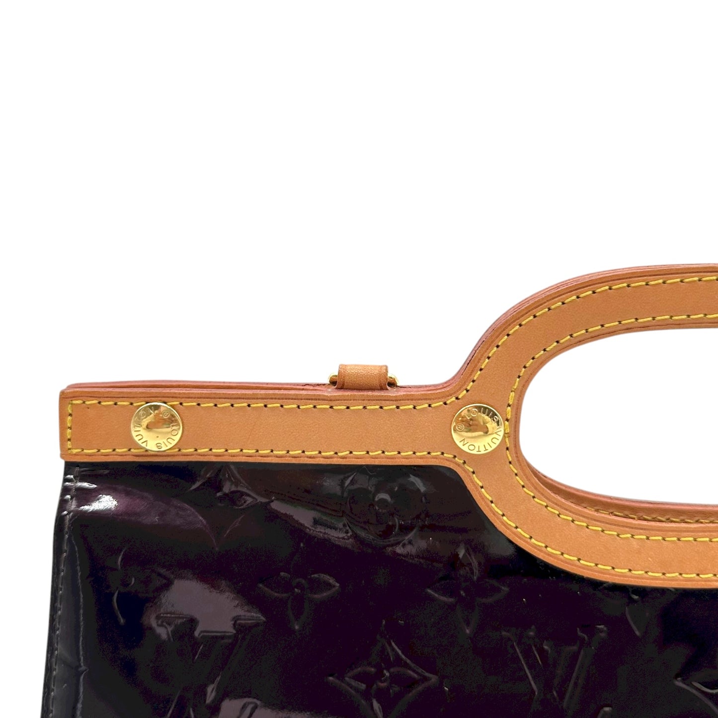 Louis Vuitton Burgundy Vernis Roxbury Drive 2-Way Bag