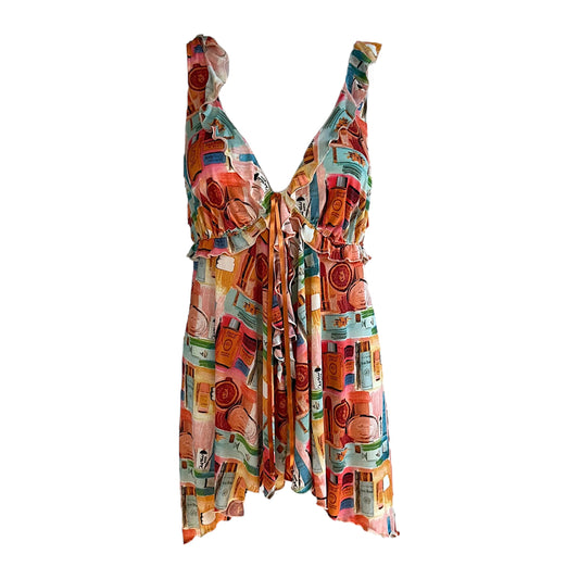 Hysteric Glamour Makeup Print Blouse Tank Top - Outfit Repeater