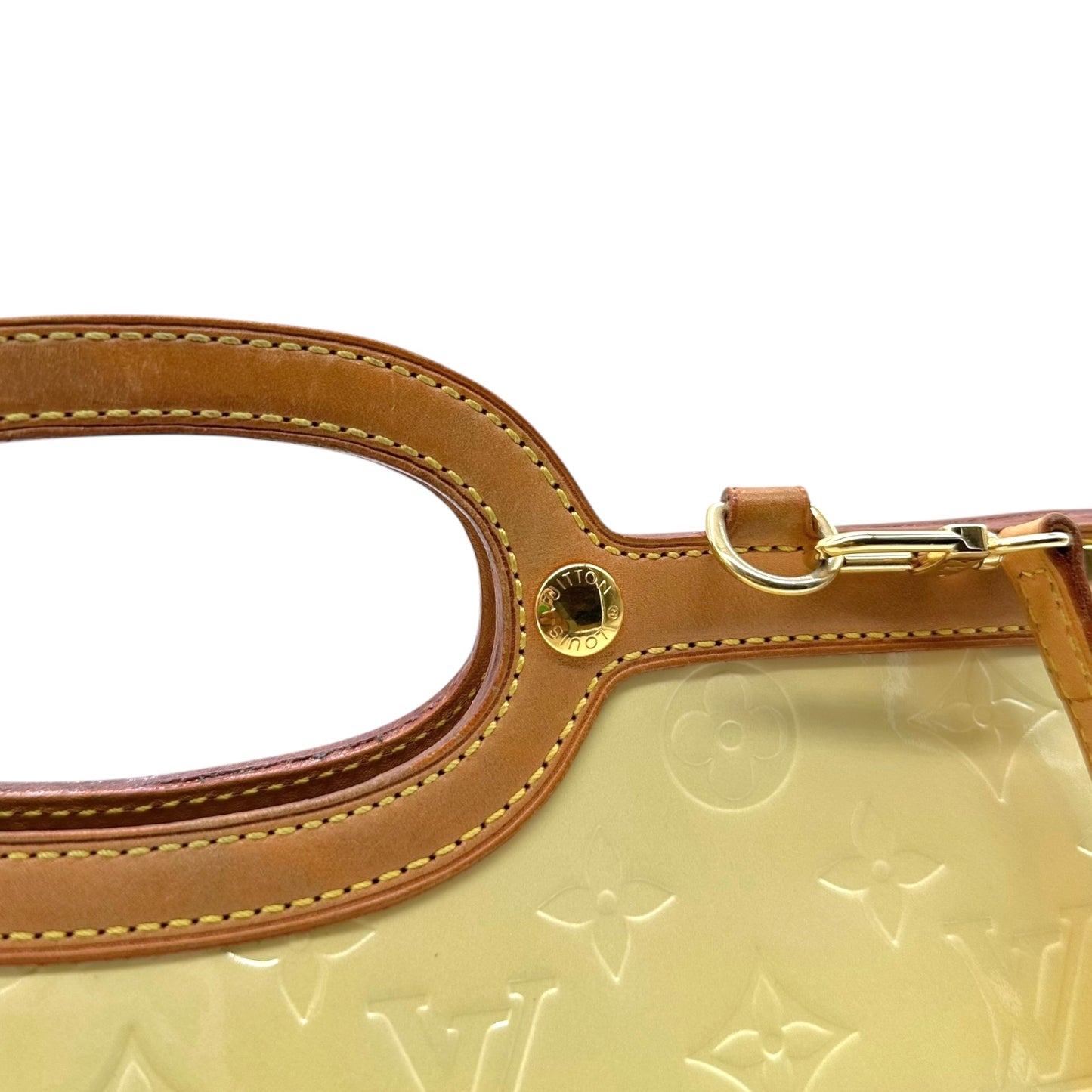 Louis Vuitton Butter Yellow Vernis Roxbury Drive 2-Way Bag