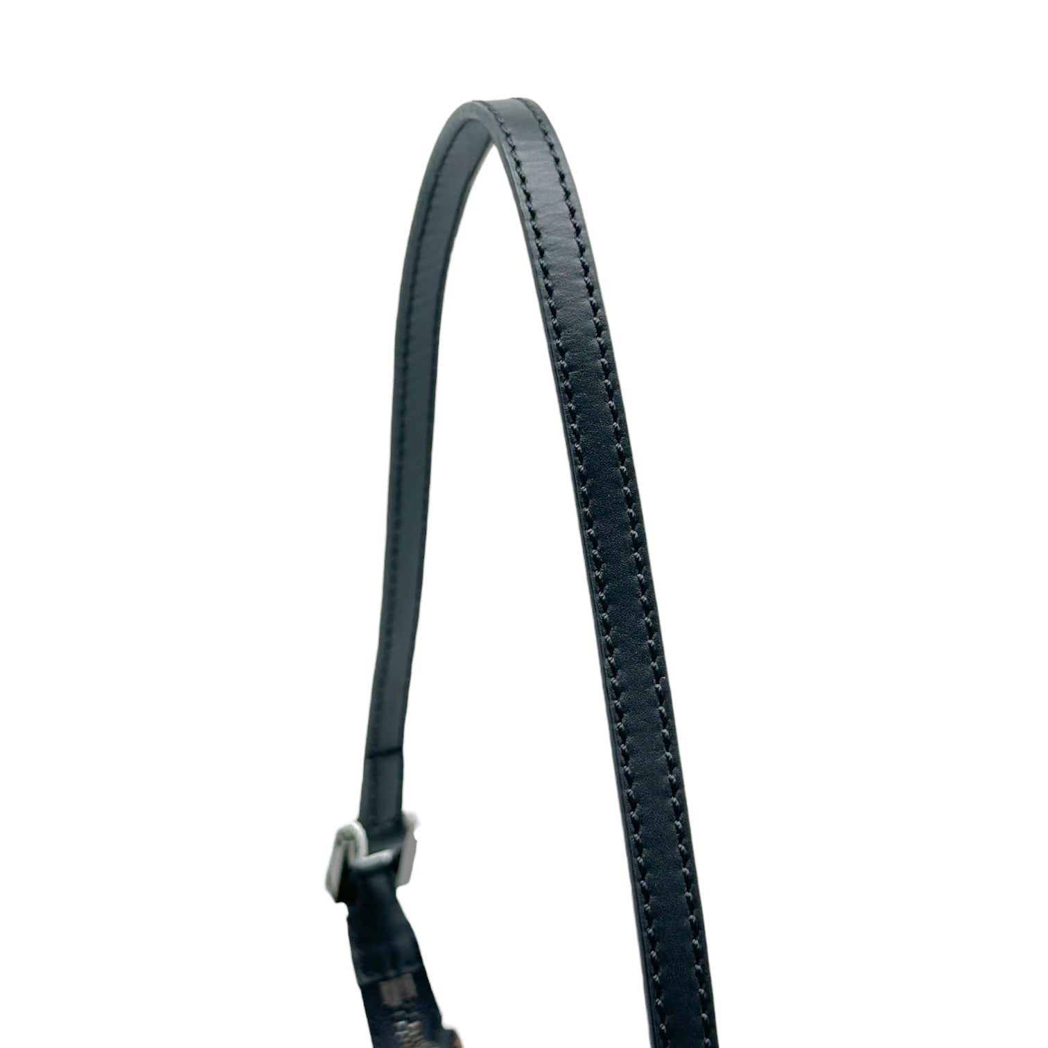 Fendi Pochette Bag Black Brown Zucchino Monogram