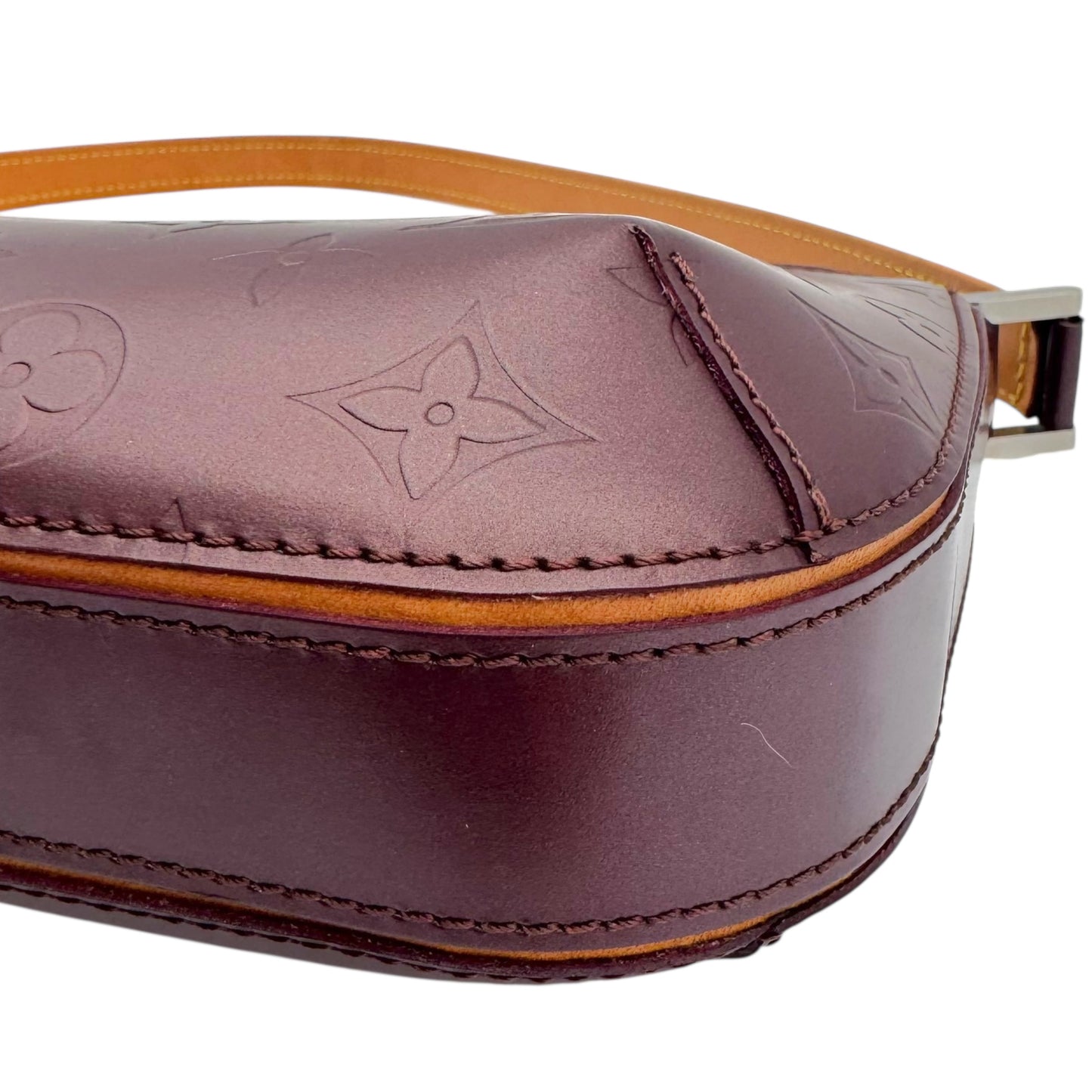 Louis Vuitton Burgundy Matte Monogram Fowler Pochette