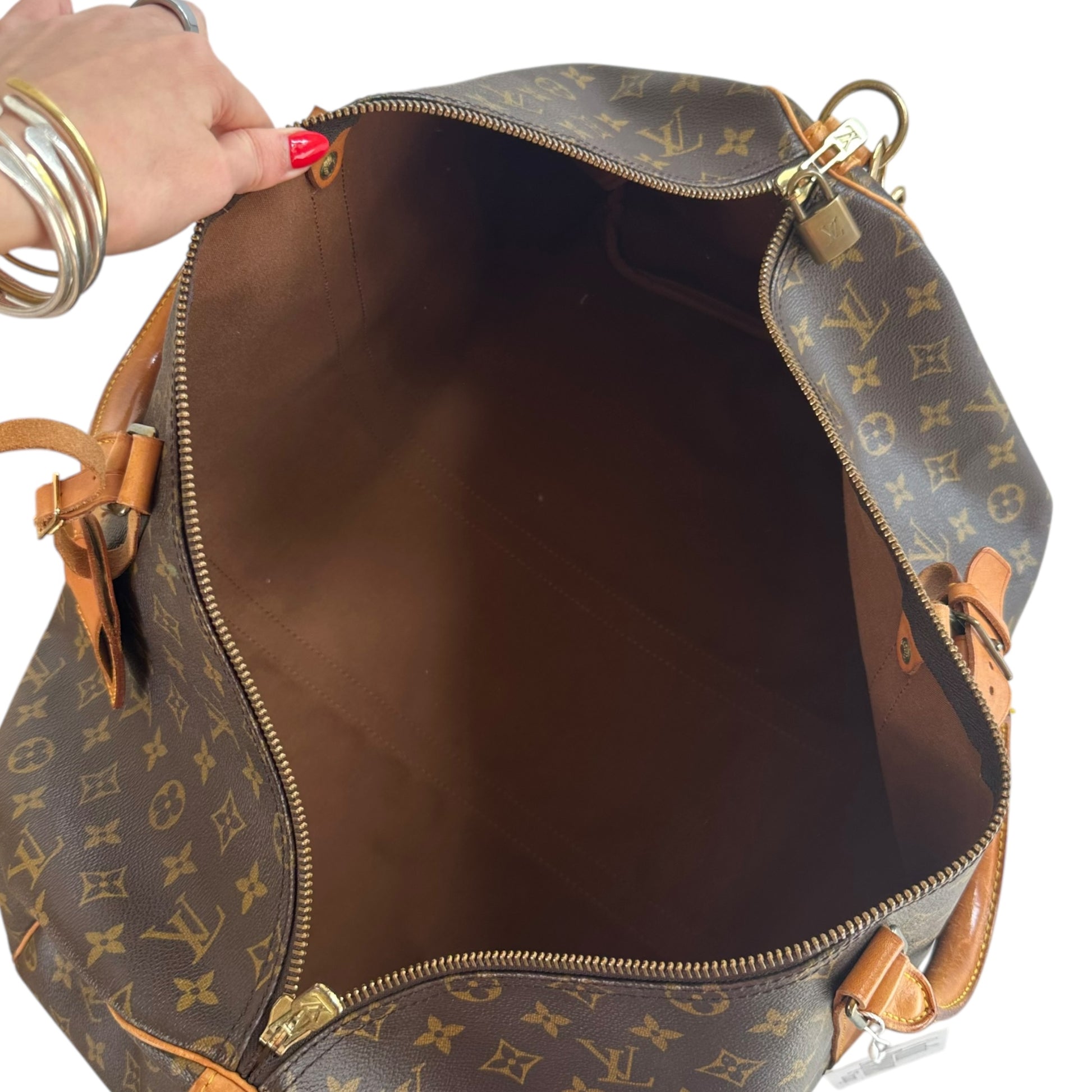 Louis Vuitton Monogram Bandouliere 55 Duffle Bag - Outfit Repeater