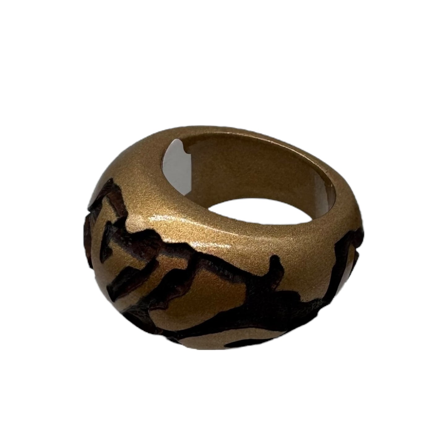 Louis Vuitton Wooden Logo Ring Sz 6 - Outfit Repeater