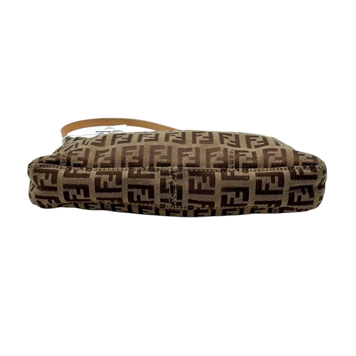 Fendi Small Shoulder Pochette Bag Tan Zucchino Monogram