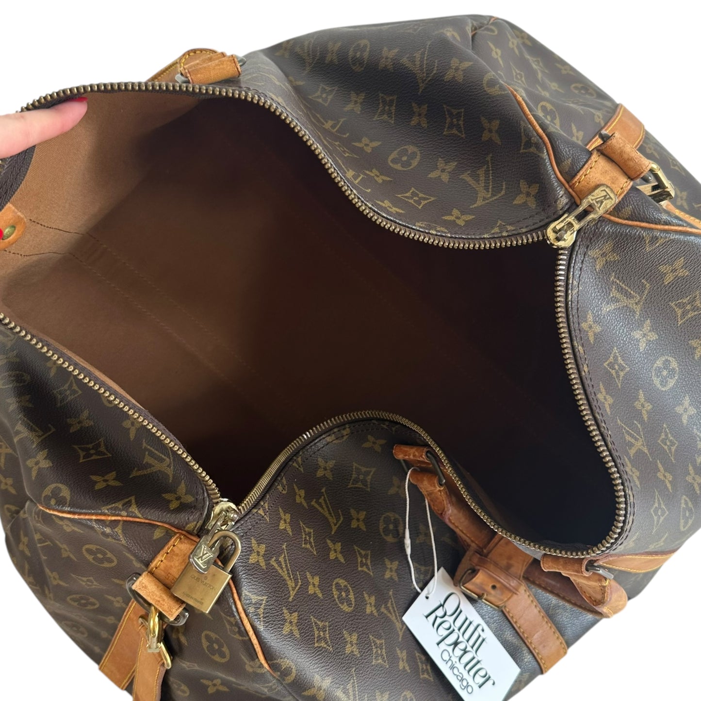 Louis Vuitton Monogram Bandouliere 55 Duffle Bag - Outfit Repeater