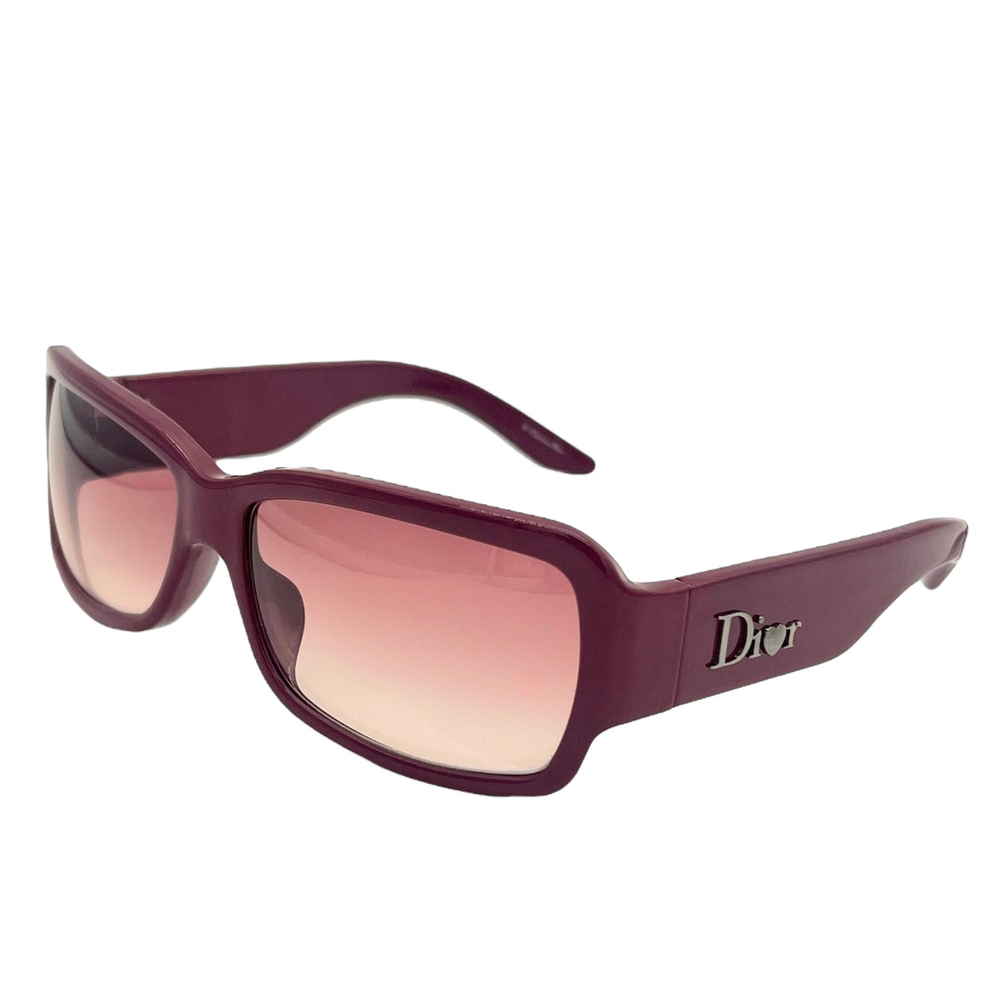 Christian Dior DiorExtraLight Red Heart Logo Sunglasses - Outfit Repeater