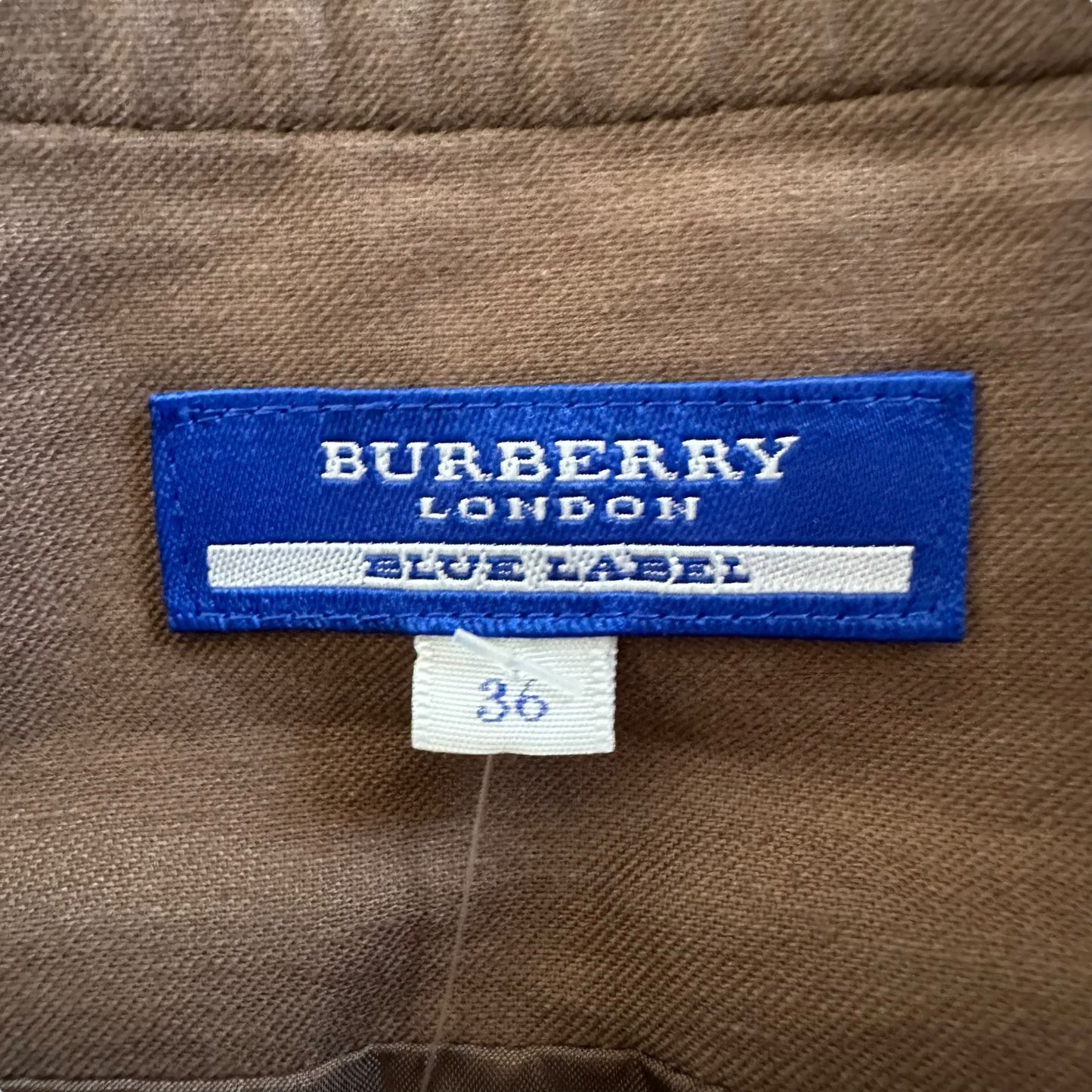 Burberry Blue Label 4 Button Plaid Mini Skirt