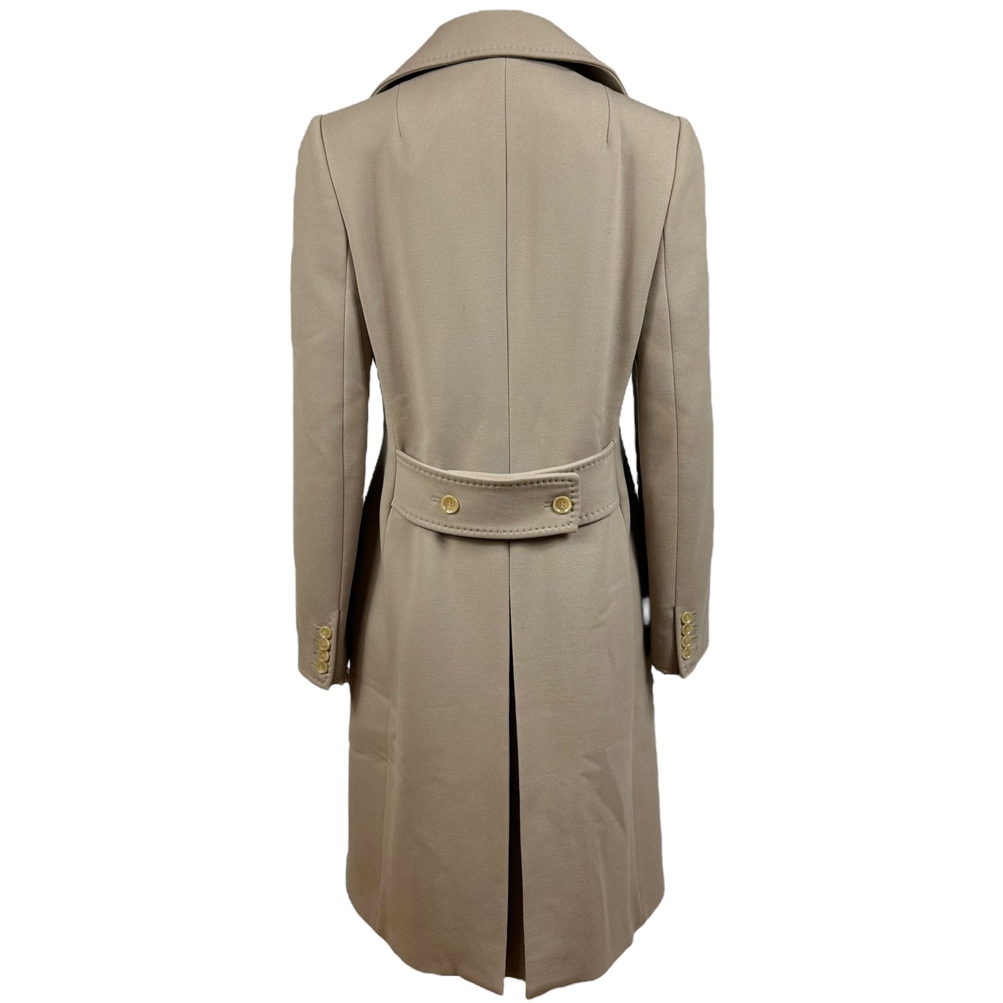 Dolce & Gabbana Tan Wool Trench Coat