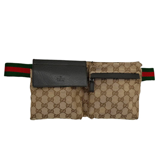Gucci Tan Monogram Canvas Fanny Pack - Outfit Repeater