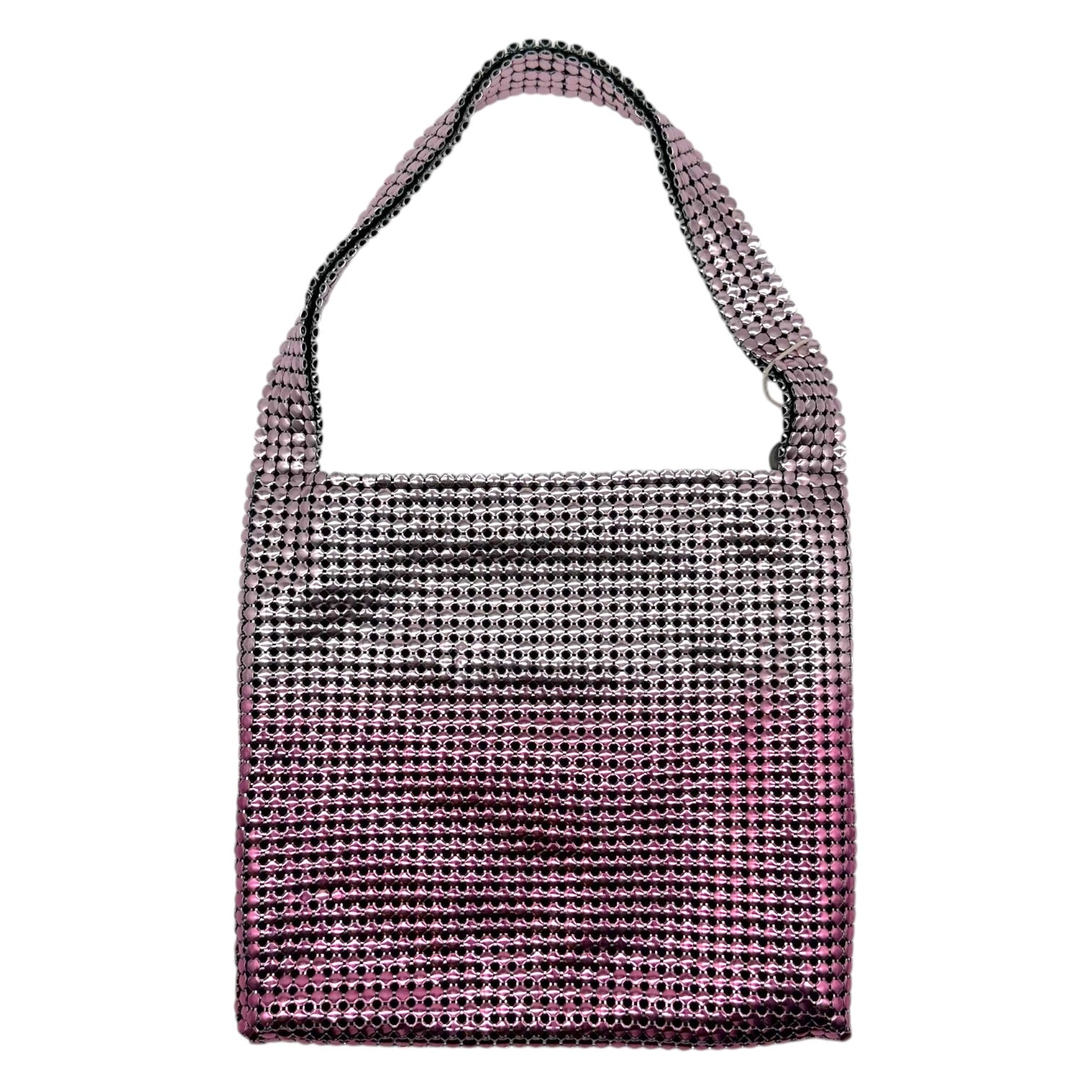 Paco Rabanne Pink Silver Chainmail Mini Bag