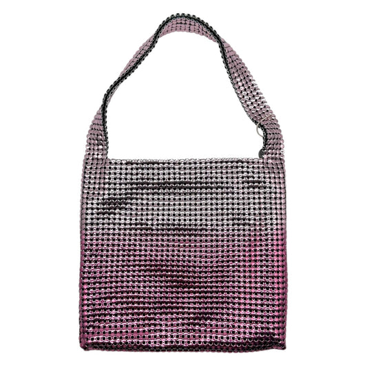 Paco Rabanne F/W 2023 Pink & Silver Chainmail Mini Bag NEW