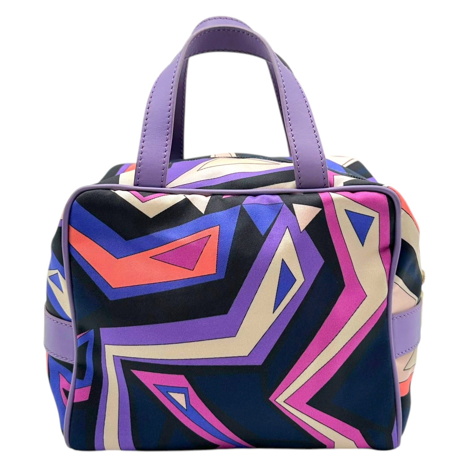 Emilio Pucci Mini Silk Pochette Bag Pink Purple Print
