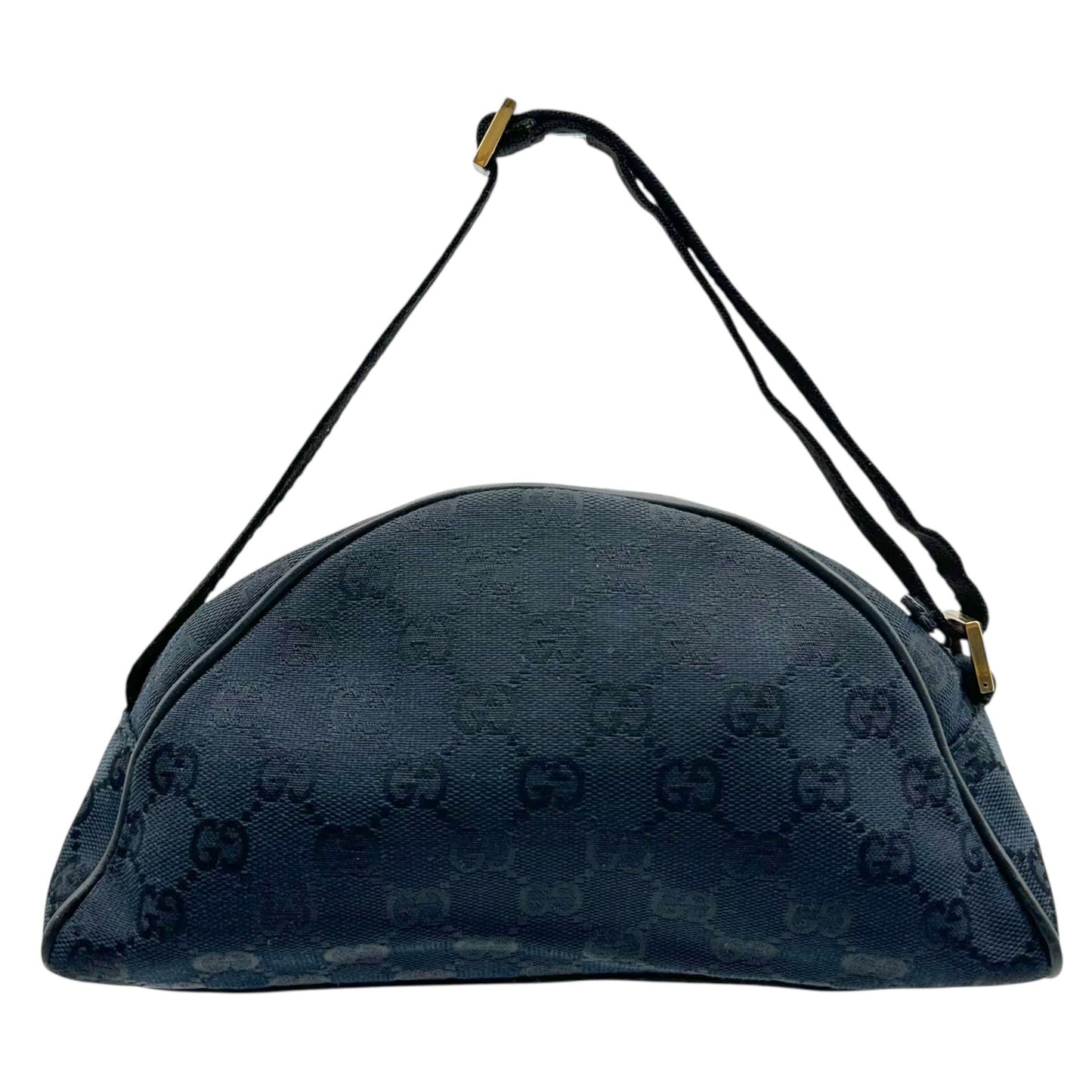 Gucci Black Monogram Crescent Mini Bag