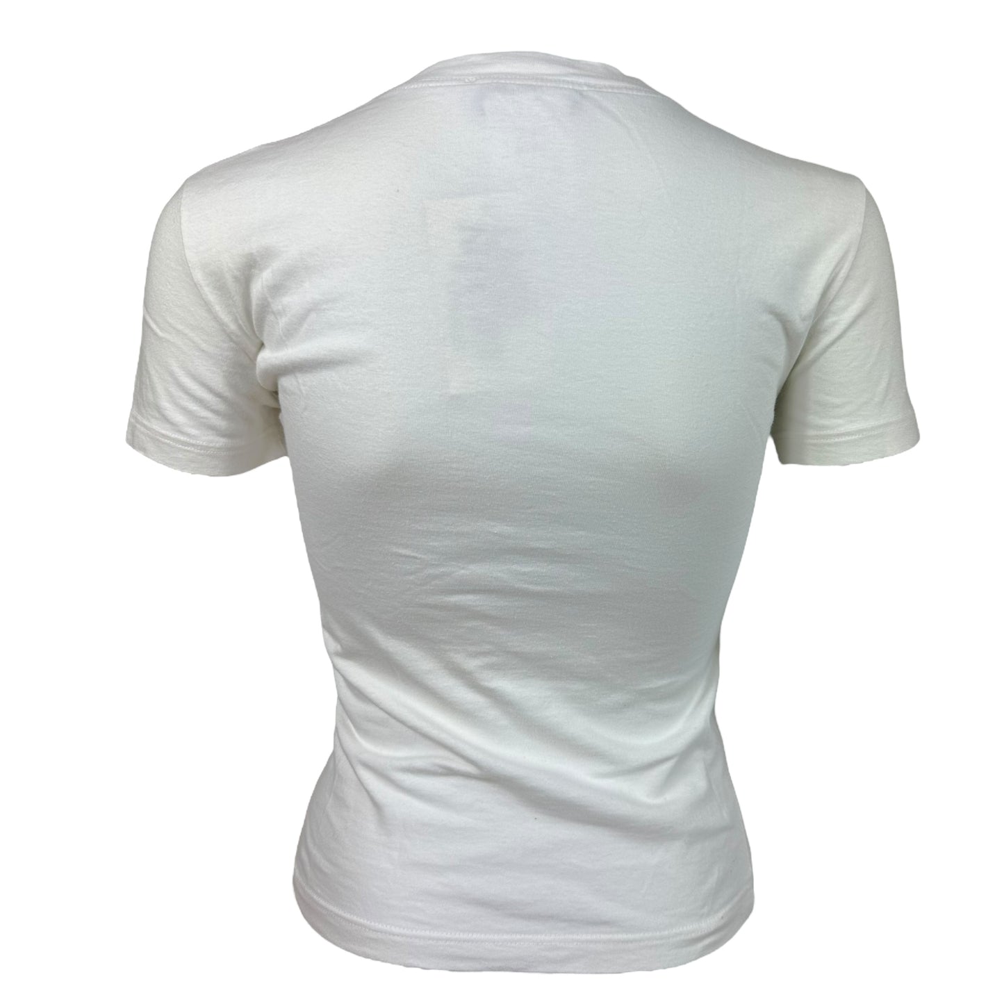 Christian Dior S/S 2003 Embroidered Suede J'Adore Dior T-Shirt - Outfit Repeater