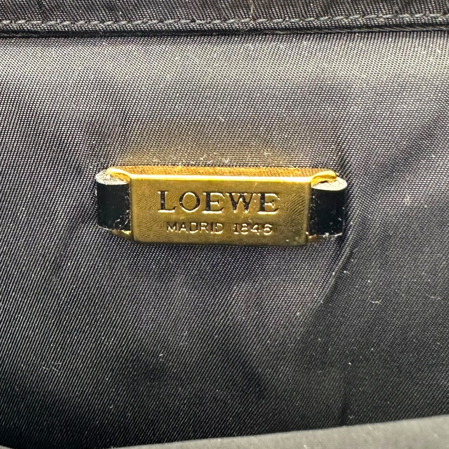 Loewe Leopard Print Mini Vanity Clutch Bag