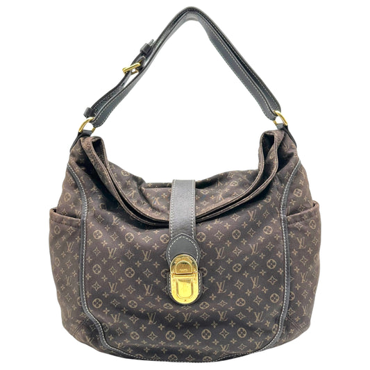 Louis Vuitton Brown Lin Canvas Monogram Romantic Hobo Bag