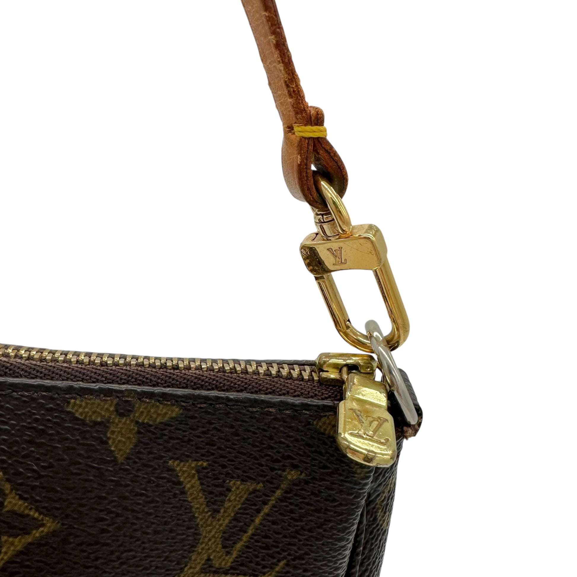 Louis Vuitton Brown Monogram Pochette Bag - Outfit Repeater