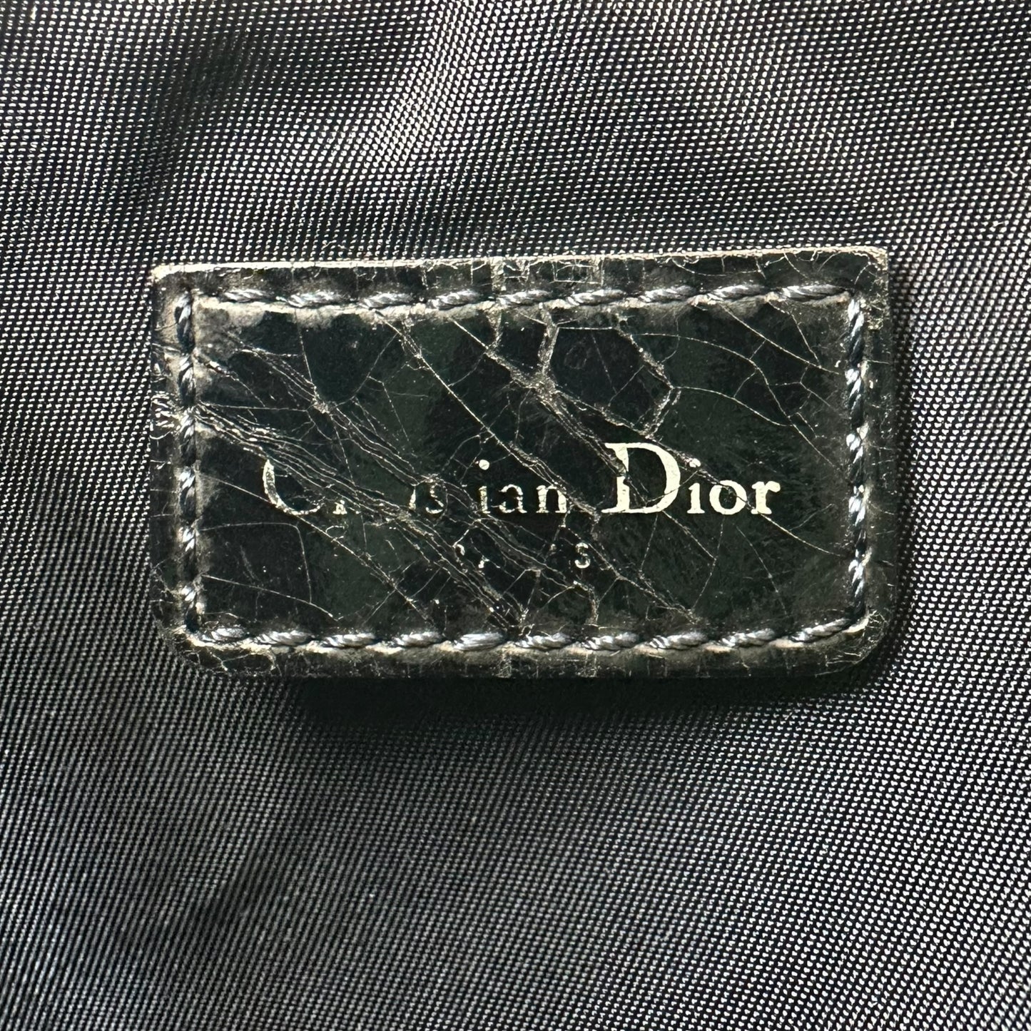 Christian Dior Speedway Denim Mini Saddle Bag